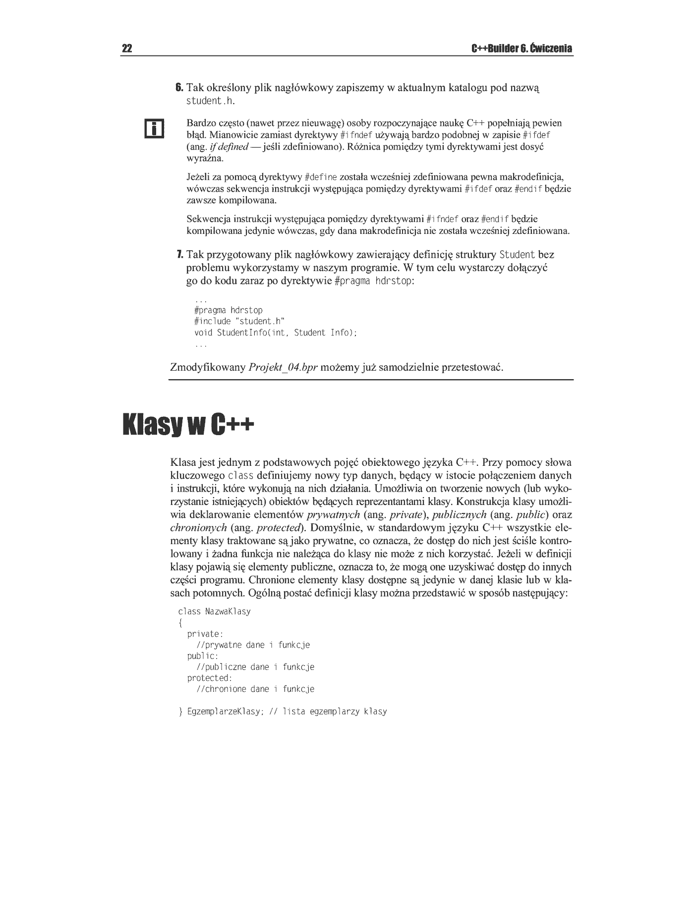 Fragment „C++Builder 6. Ćwiczenia” — strona 15 z 49