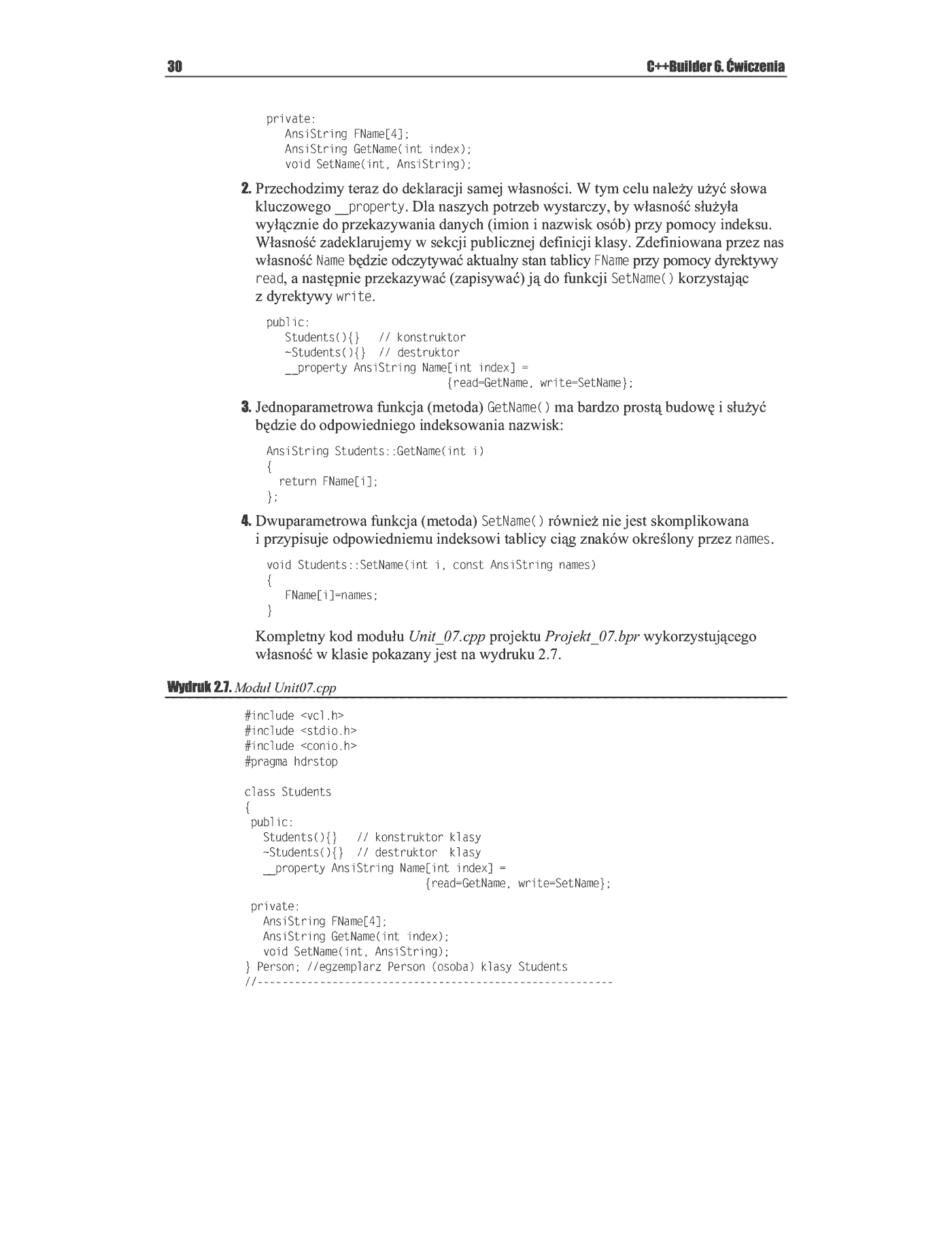 Fragment „C++Builder 6. Ćwiczenia” — strona 23 z 49