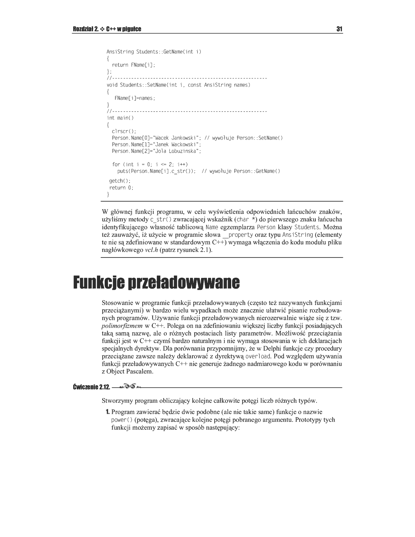 Fragment „C++Builder 6. Ćwiczenia” — strona 24 z 49