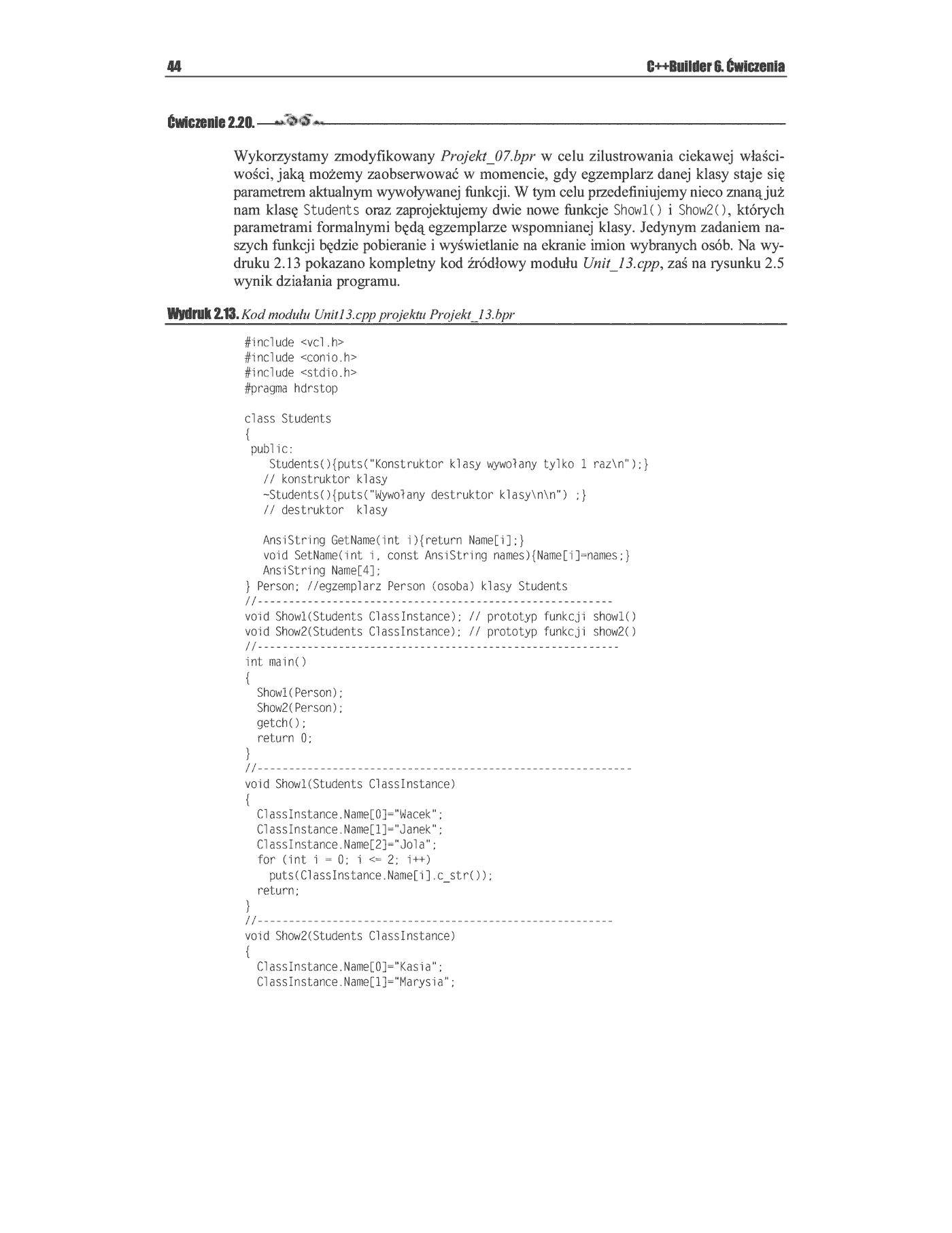 Fragment „C++Builder 6. Ćwiczenia” — strona 37 z 49