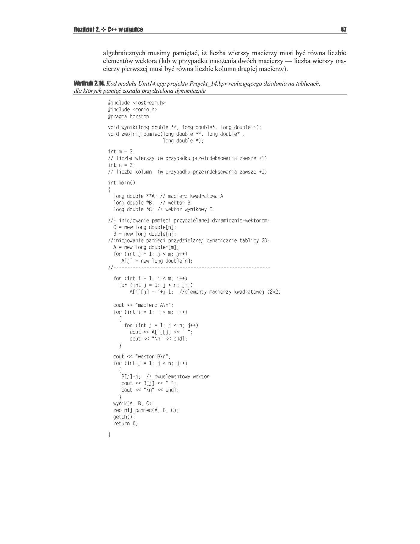 Fragment „C++Builder 6. Ćwiczenia” — strona 40 z 49