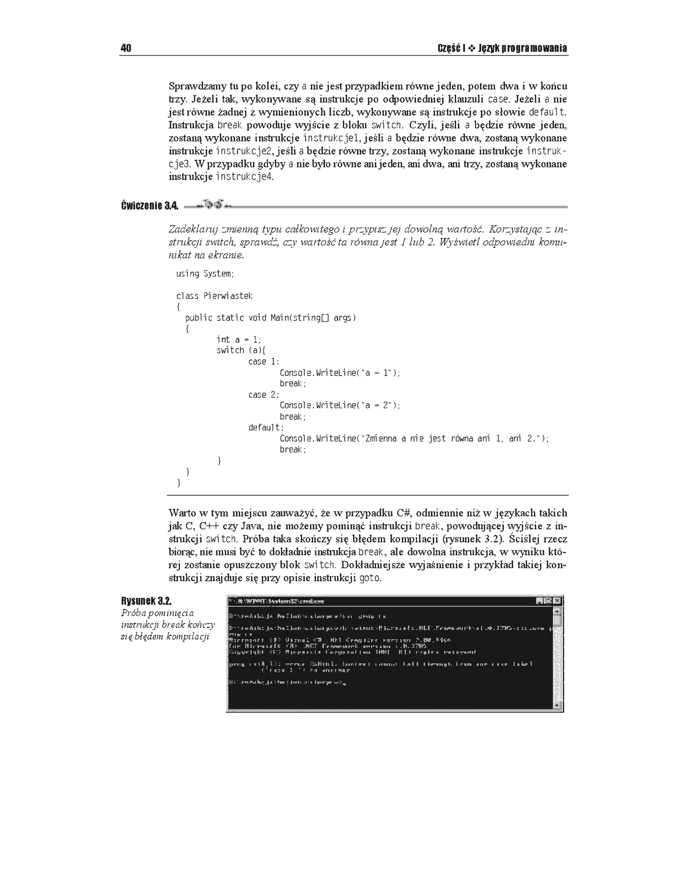 Fragment „C#. Ćwiczenia” — strona 9 z 28
