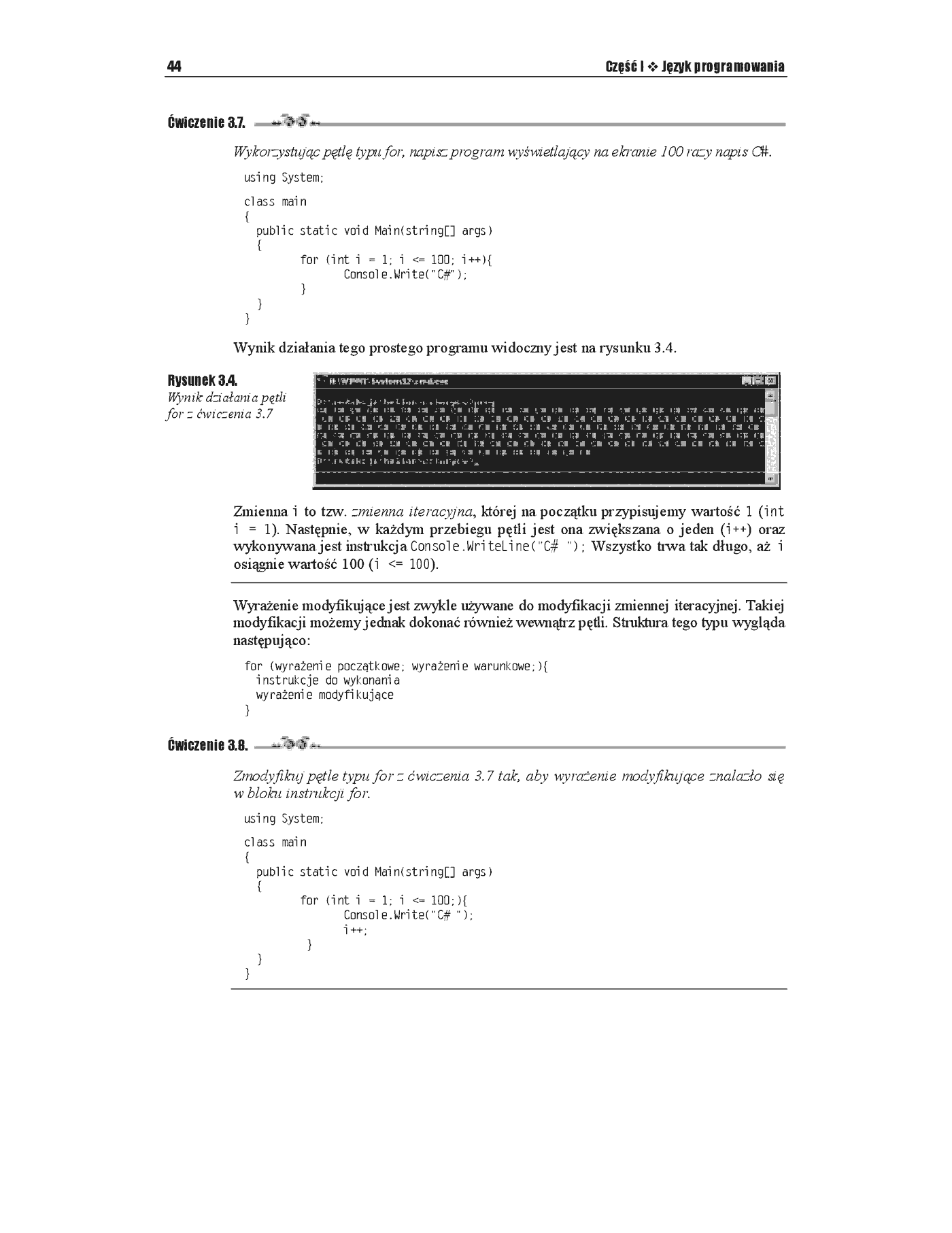 Fragment „C#. Ćwiczenia” — strona 13 z 28