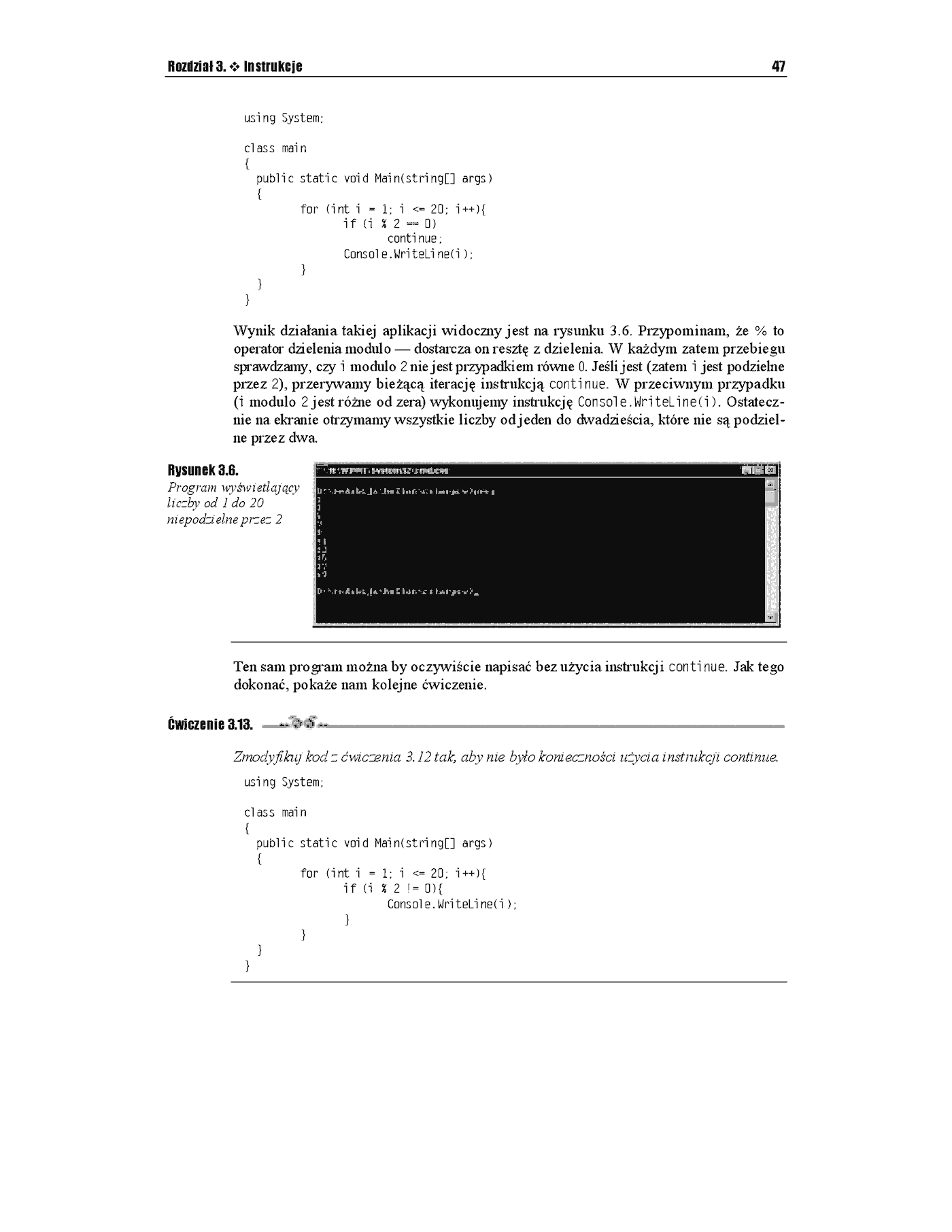 Fragment „C#. Ćwiczenia” — strona 16 z 28