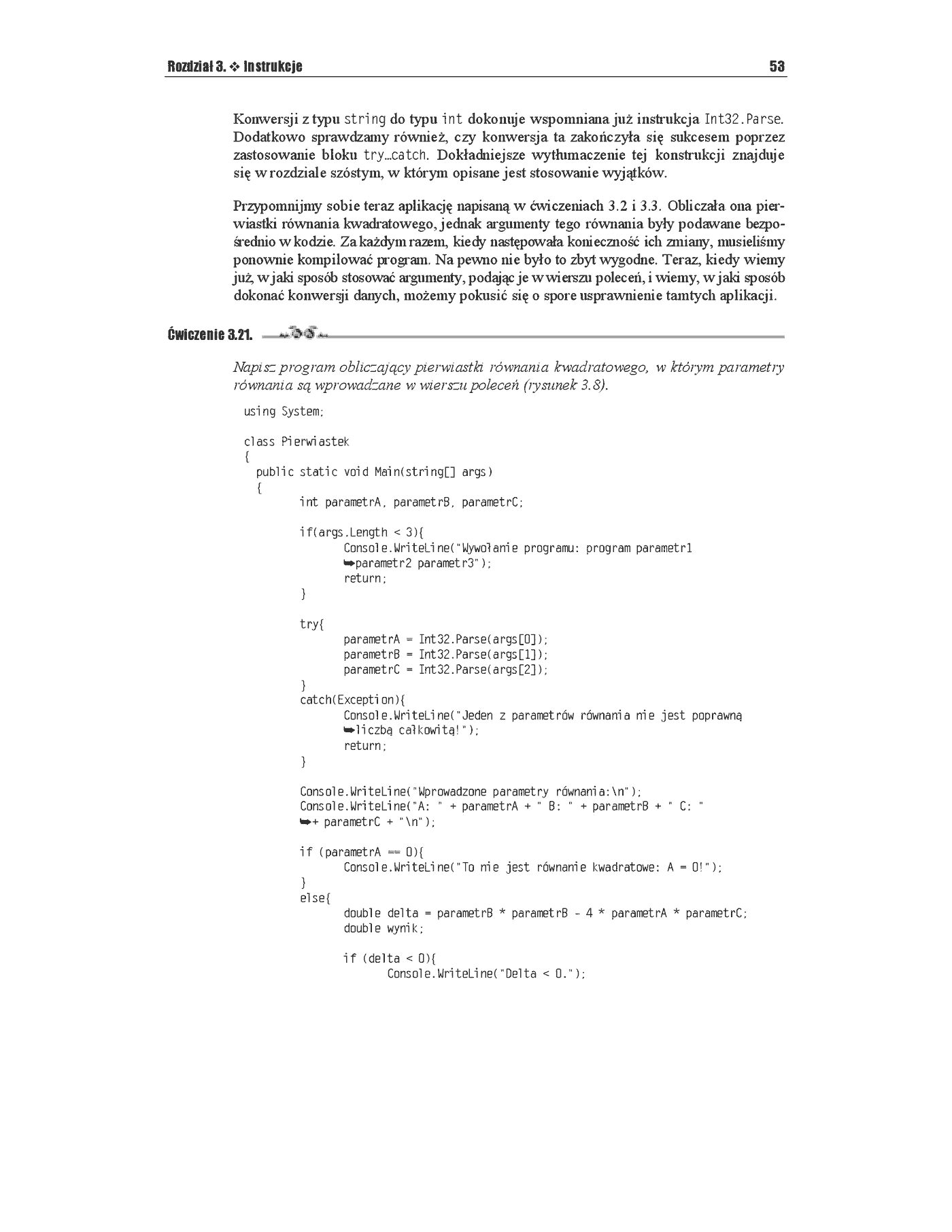 Fragment „C#. Ćwiczenia” — strona 22 z 28