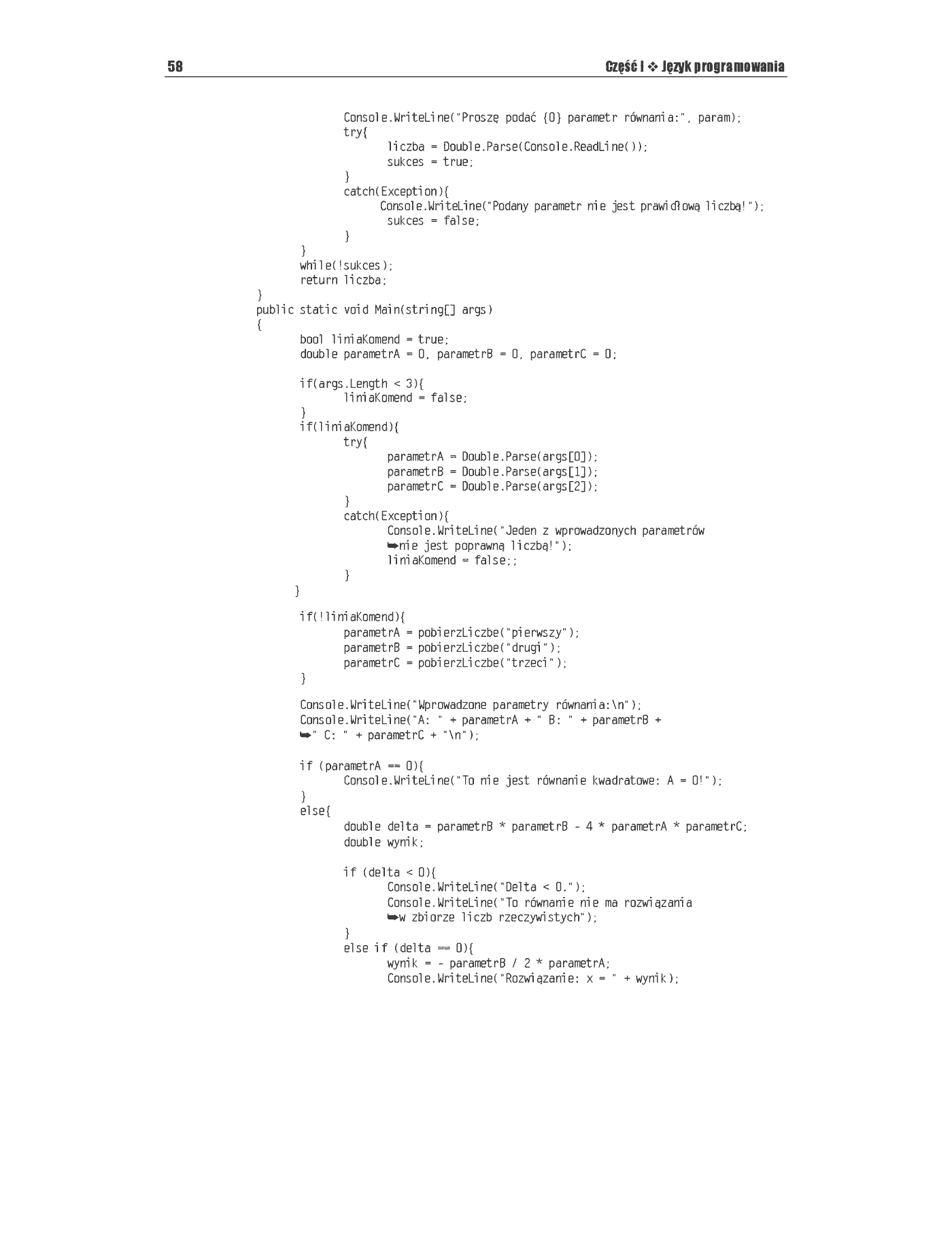 Fragment „C#. Ćwiczenia” — strona 27 z 28