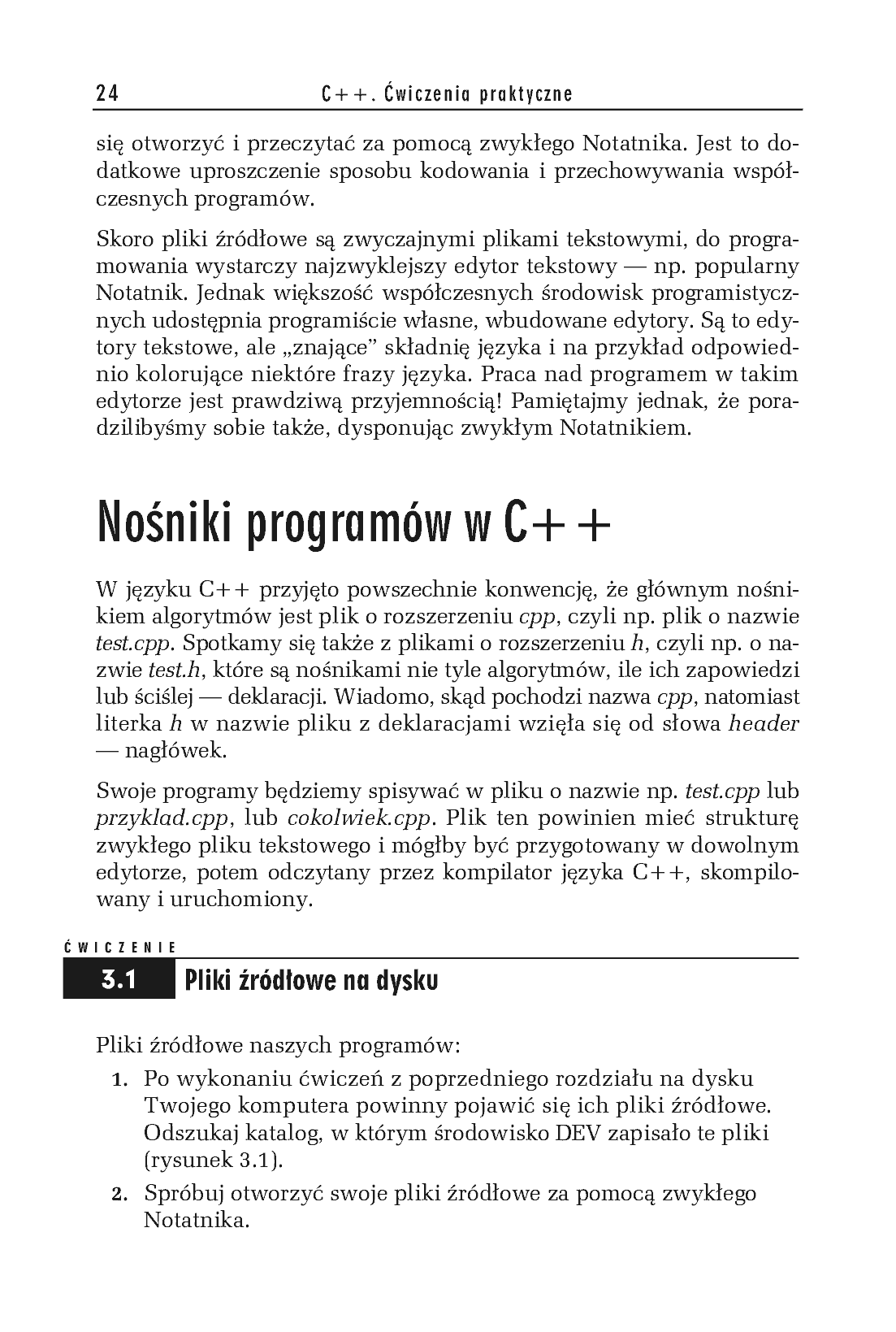 Fragment „C++. Ćwiczenia praktyczne. Wydanie II” — strona 5 z 9