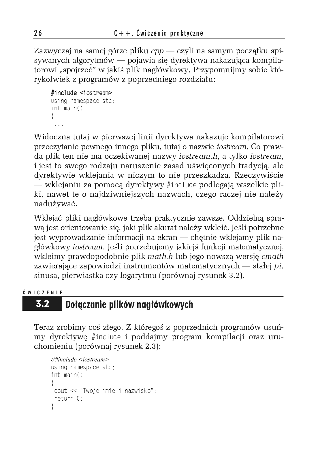 Fragment „C++. Ćwiczenia praktyczne. Wydanie II” — strona 7 z 9
