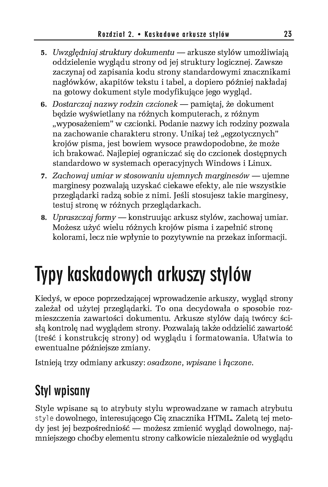 Fragment „CSS. Ćwiczenia” — strona 6 z 15