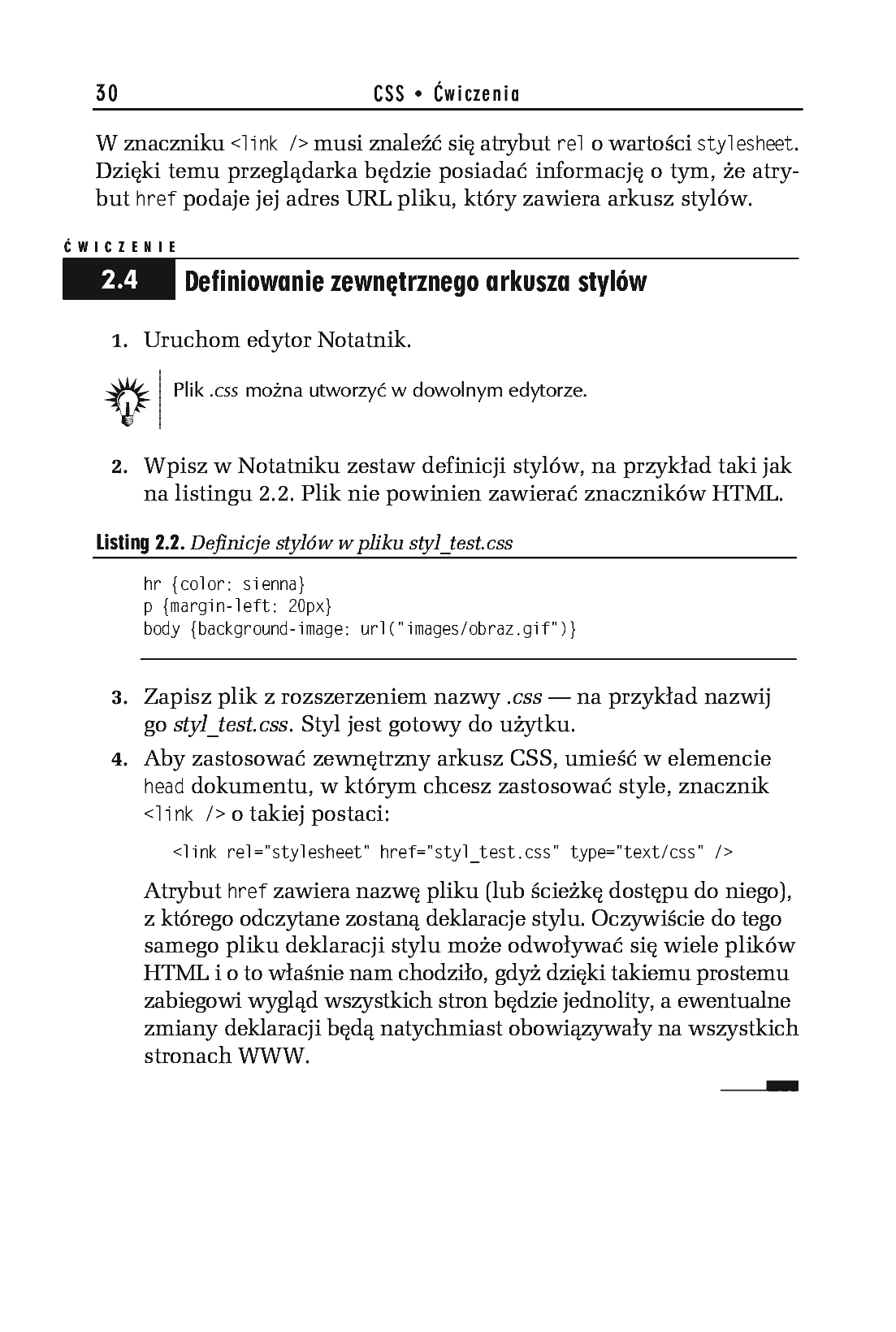 Fragment „CSS. Ćwiczenia” — strona 13 z 15