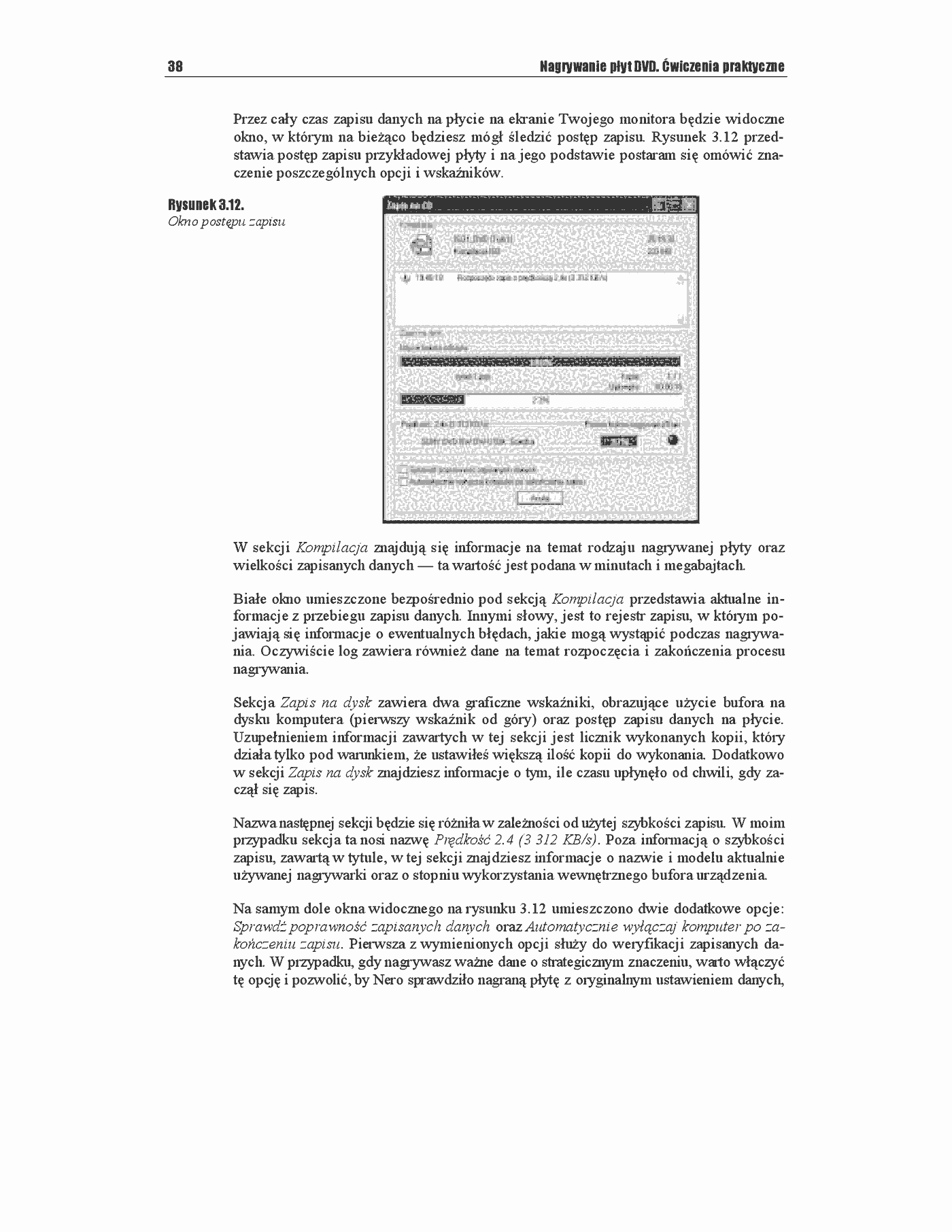 Fragment „Nagrywanie płyt DVD. Ćwiczenia praktyczne” — strona 13 z 14