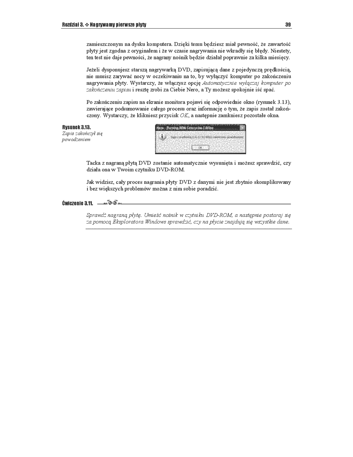 Fragment „Nagrywanie płyt DVD. Ćwiczenia praktyczne” — strona 14 z 14