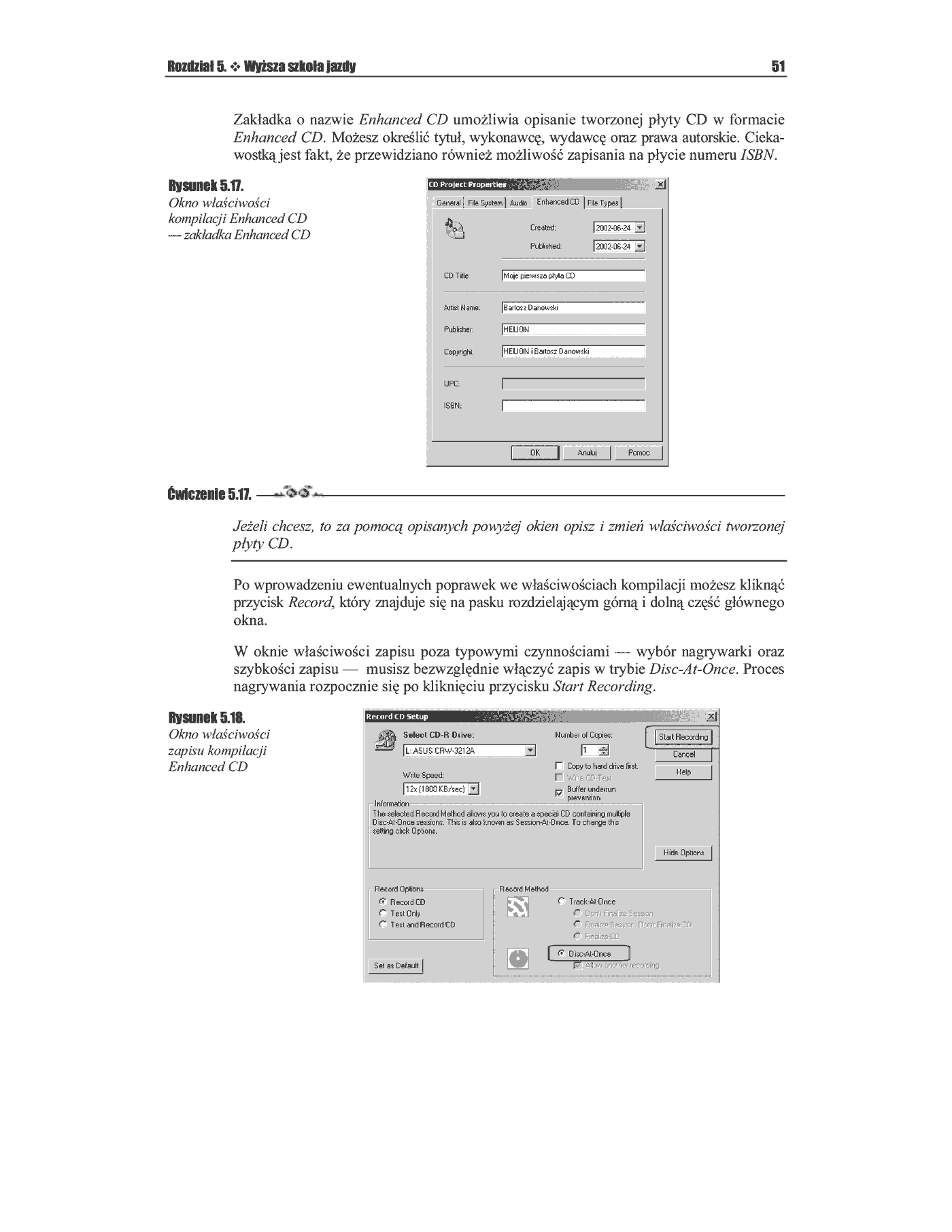 Fragment „Easy CD Creator. Nagrywanie płyt CD. Ćwiczenia praktyczne” — strona 15 z 25