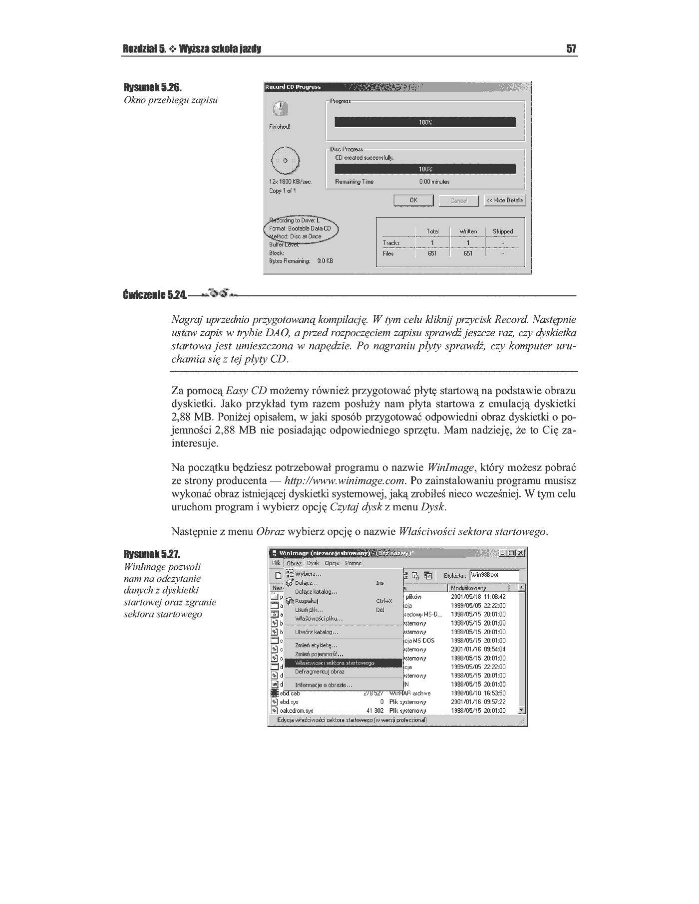 Fragment „Easy CD Creator. Nagrywanie płyt CD. Ćwiczenia praktyczne” — strona 21 z 25