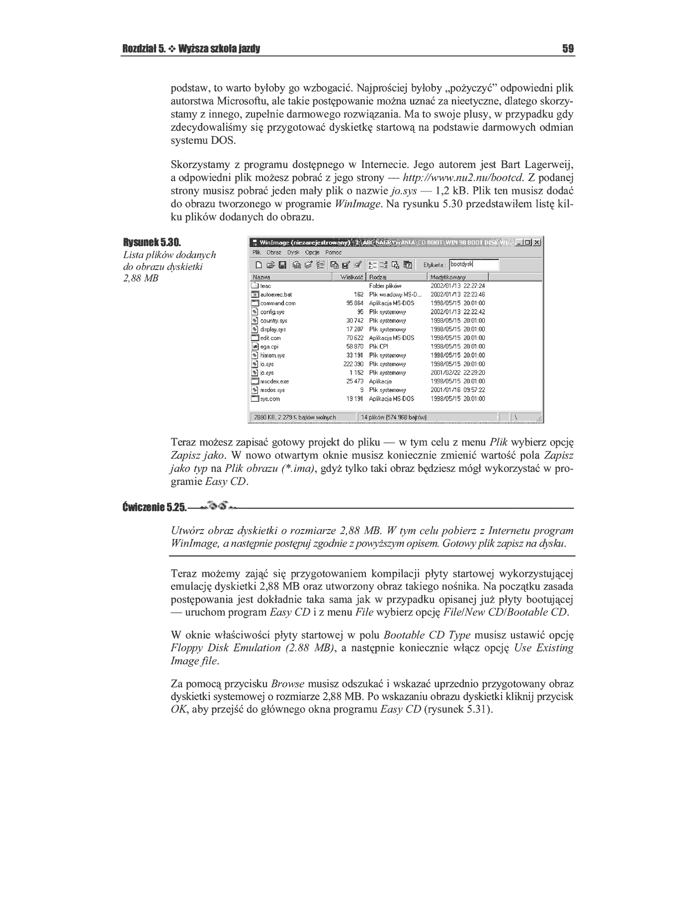 Fragment „Easy CD Creator. Nagrywanie płyt CD. Ćwiczenia praktyczne” — strona 23 z 25