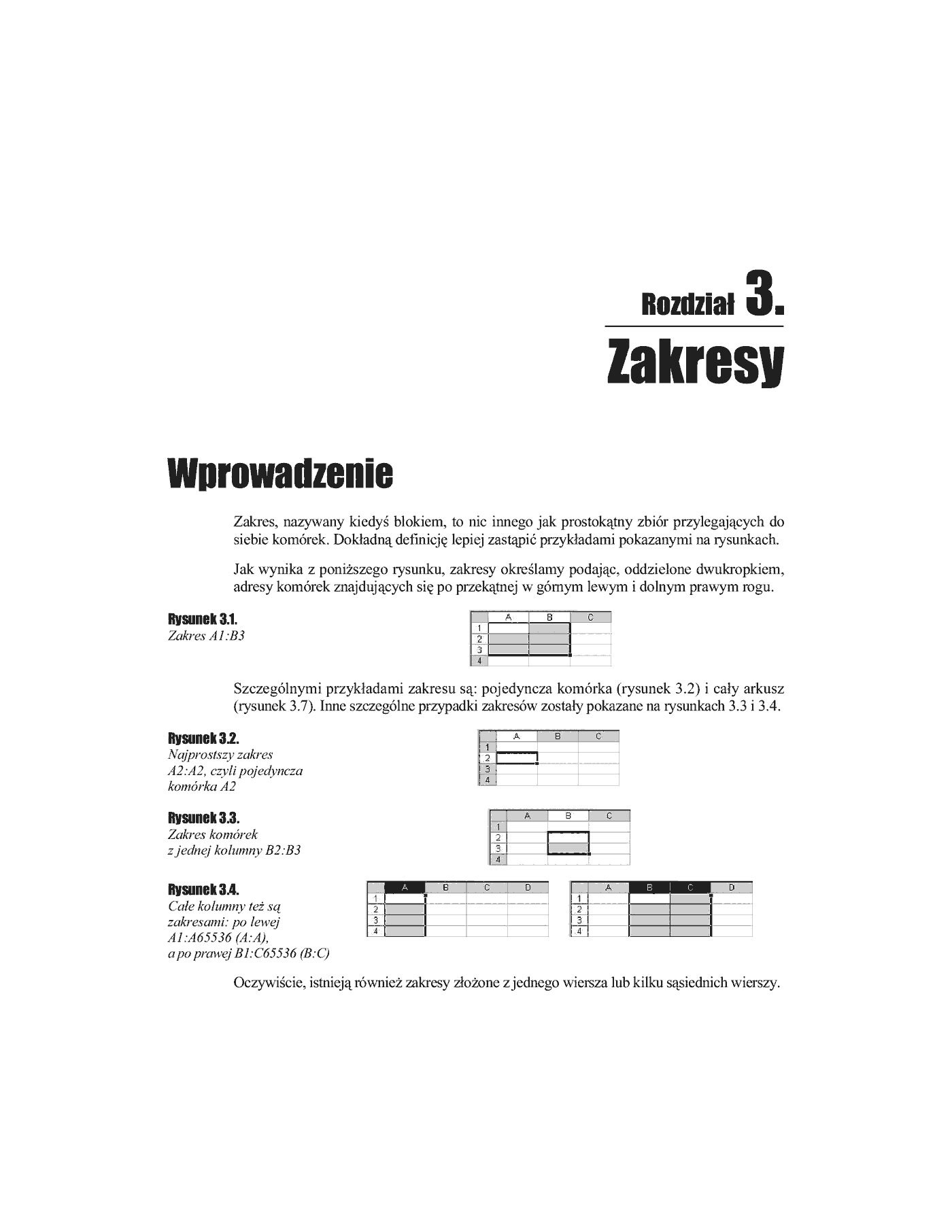 Fragment „Excel 2003 PL. Ćwiczenia praktyczne” — strona 4 z 10