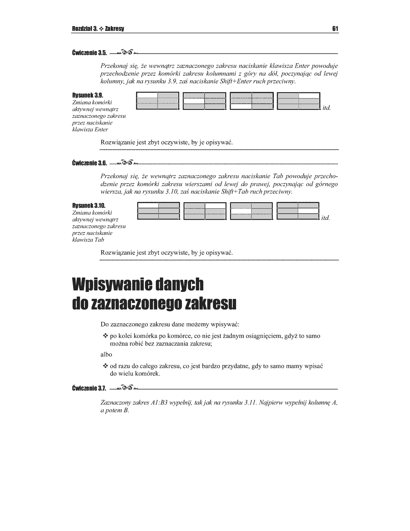 Fragment „Excel 2003 PL. Ćwiczenia praktyczne” — strona 8 z 10