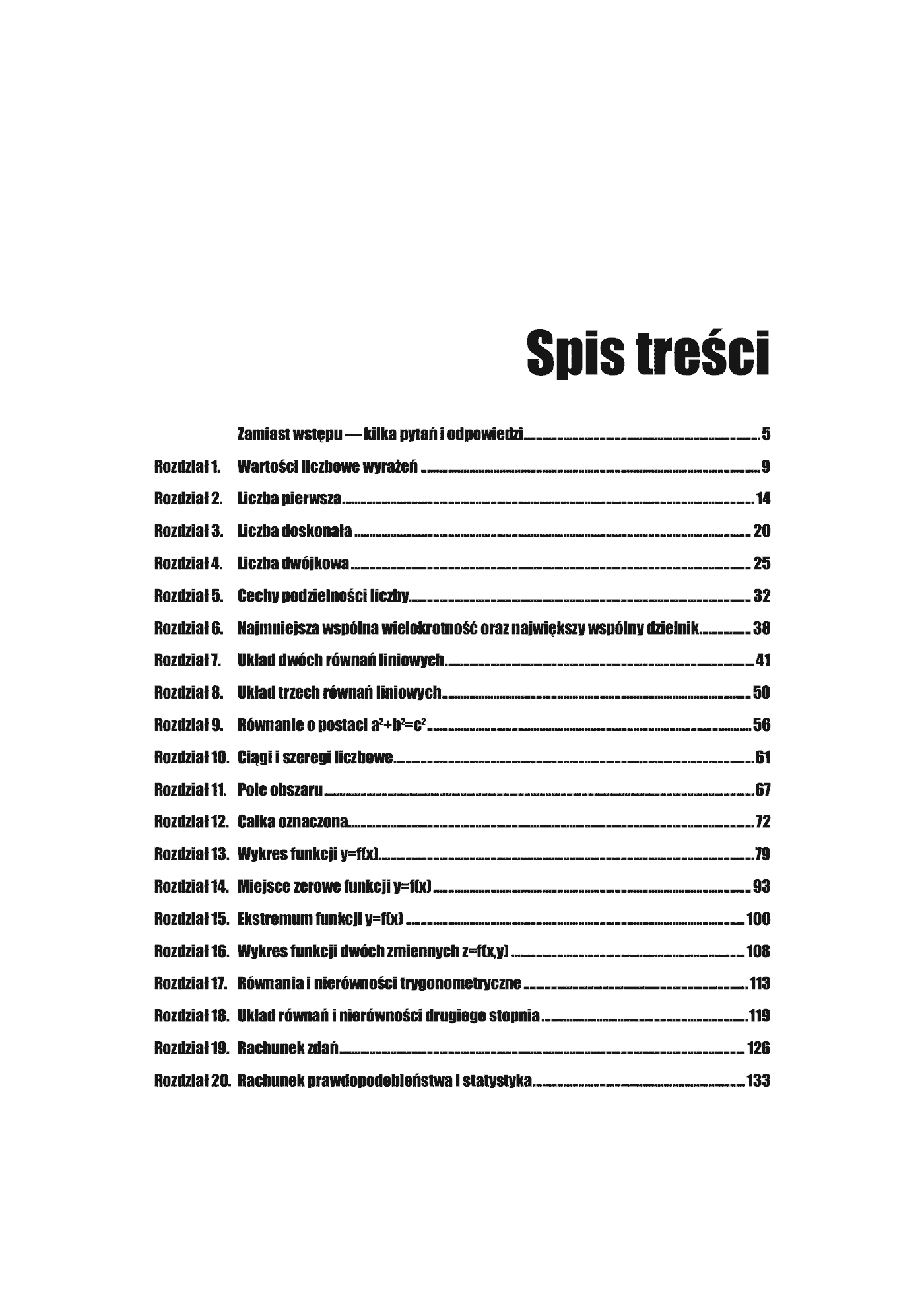 Fragment „Matematyka w Excelu dla szkół średnich. Ćwiczenia praktyczne. Wydanie II” — strona 2 z 11
