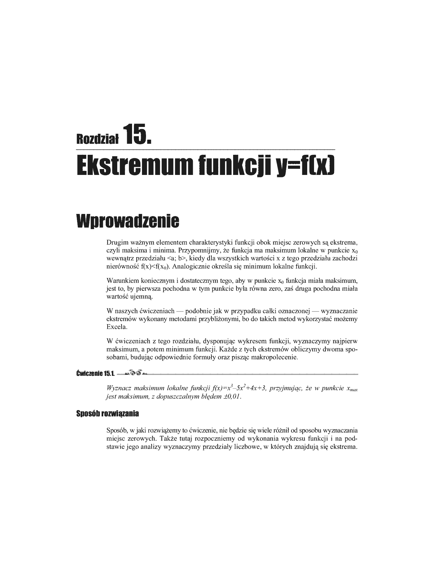 Fragment „Matematyka w Excelu dla szkół średnich. Ćwiczenia praktyczne. Wydanie II” — strona 3 z 11