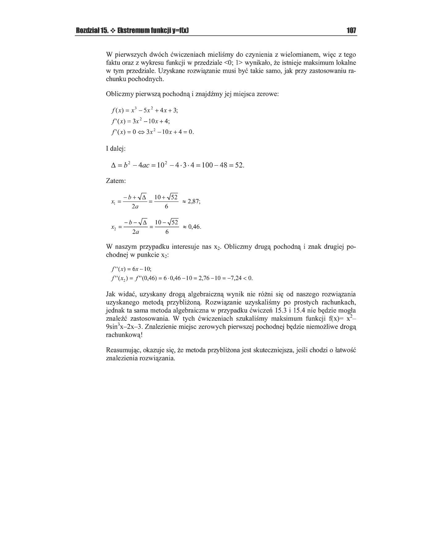 Fragment „Matematyka w Excelu dla szkół średnich. Ćwiczenia praktyczne. Wydanie II” — strona 10 z 11