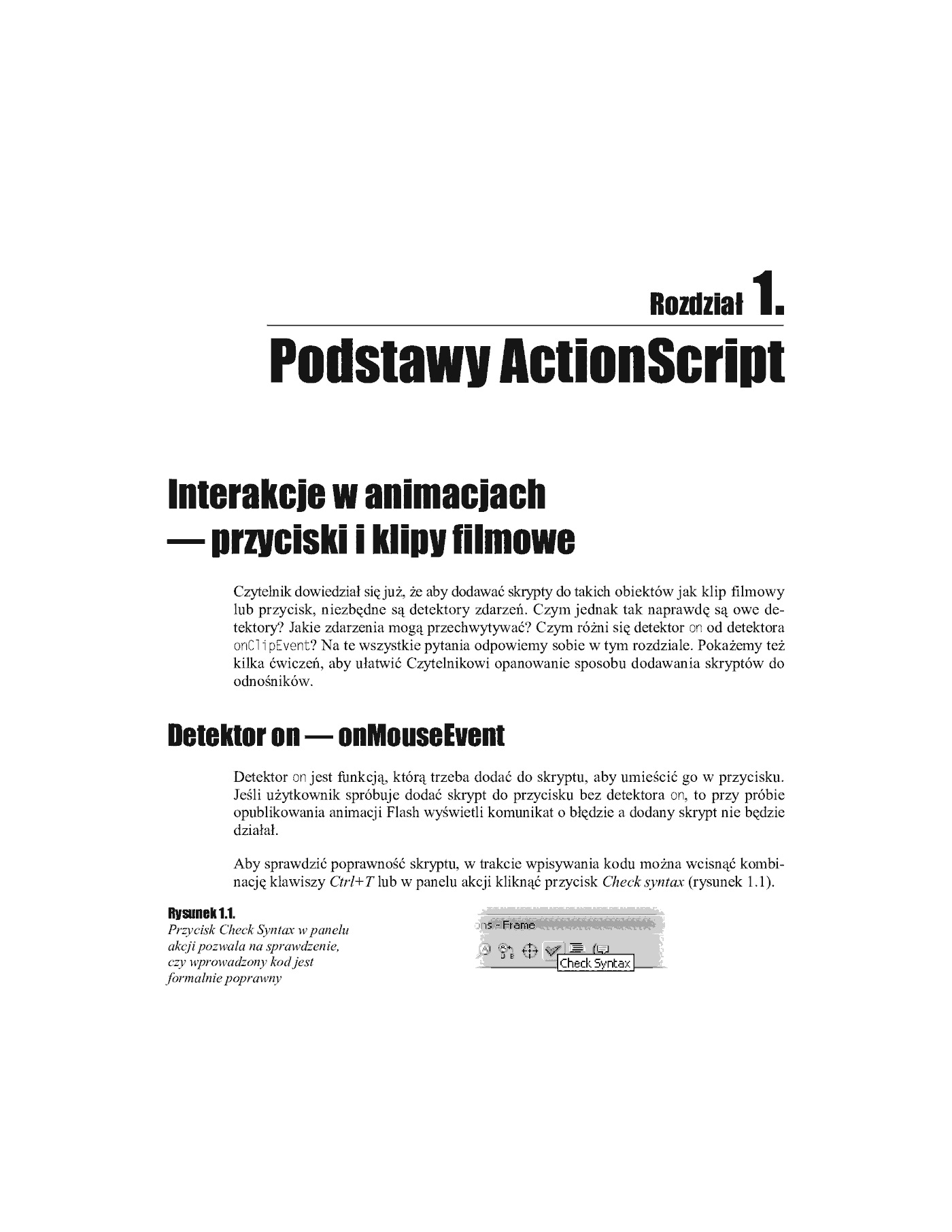 Fragment „Flash MX 2004 ActionScript. Ćwiczenia praktyczne” — strona 4 z 11