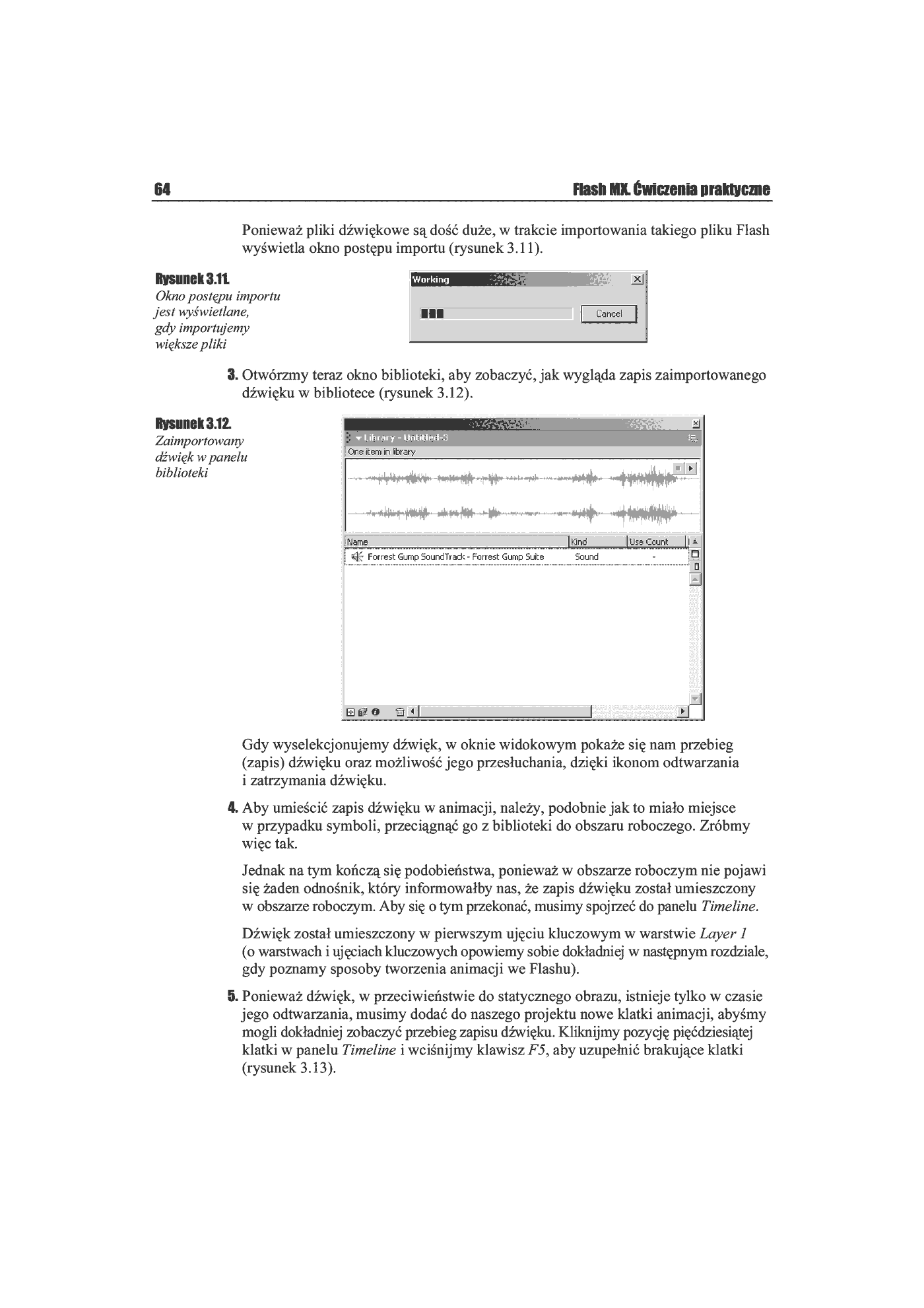 Fragment „Flash MX. Ćwiczenia praktyczne” — strona 11 z 14