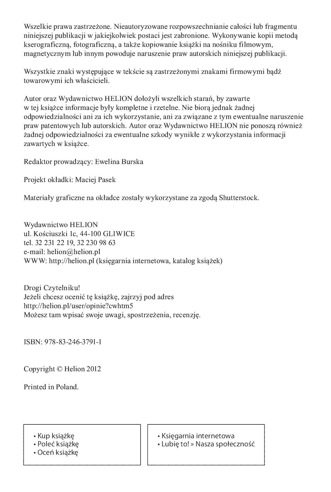 Fragment „HTML5. Ćwiczenia praktyczne” — strona 2 z 22