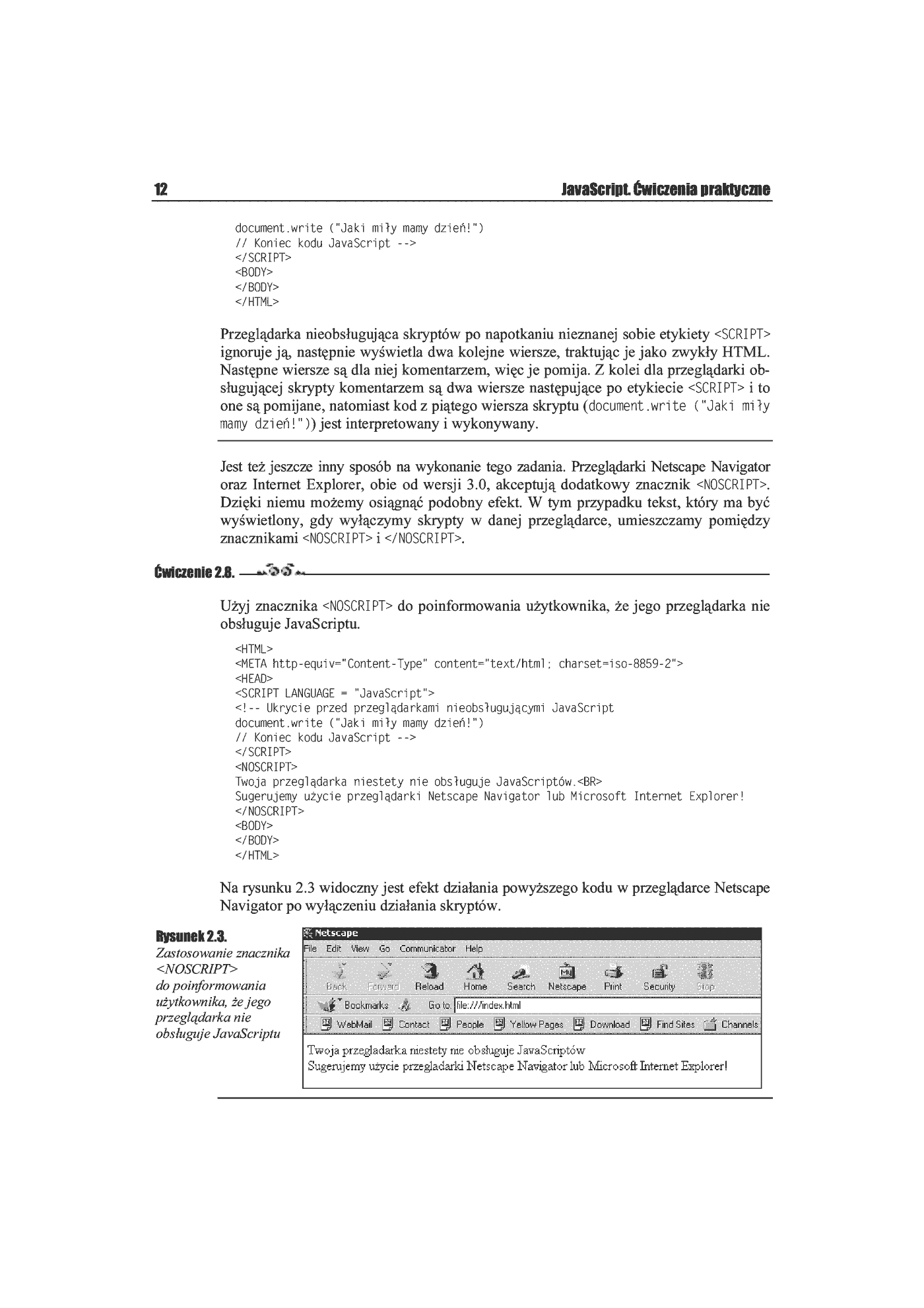 Fragment „JavaScript. Ćwiczenia praktyczne” — strona 9 z 13