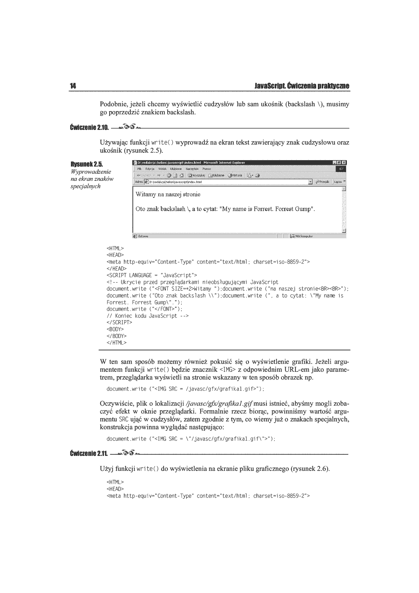 Fragment „JavaScript. Ćwiczenia praktyczne” — strona 11 z 13
