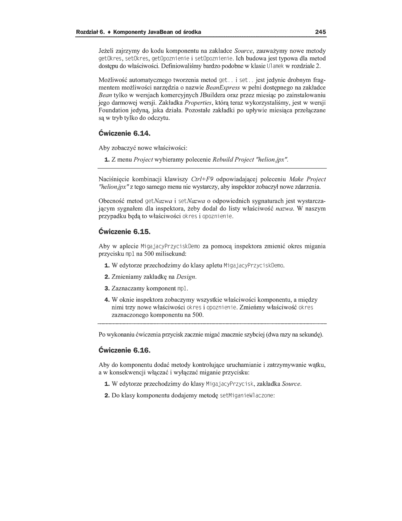 Fragment „JBuilder X. Efektywne programowanie w Javie” — strona 19 z 28