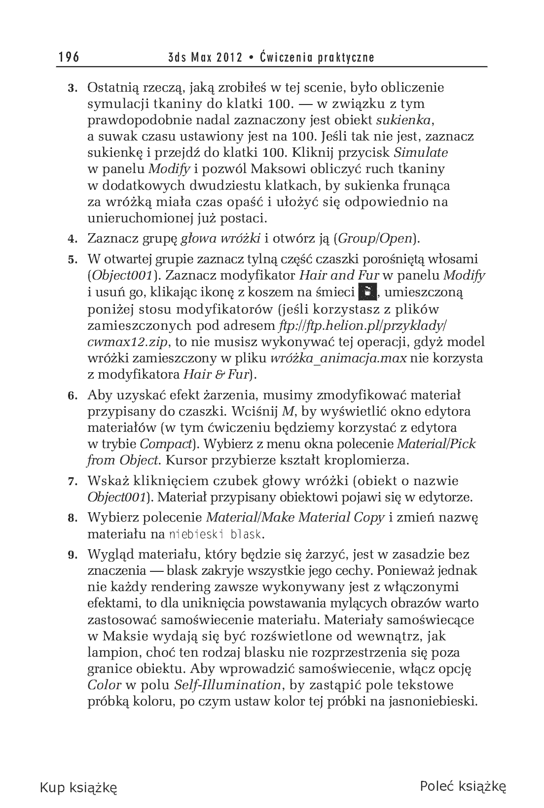 Fragment „3ds Max 2012. Ćwiczenia praktyczne” — strona 36 z 82