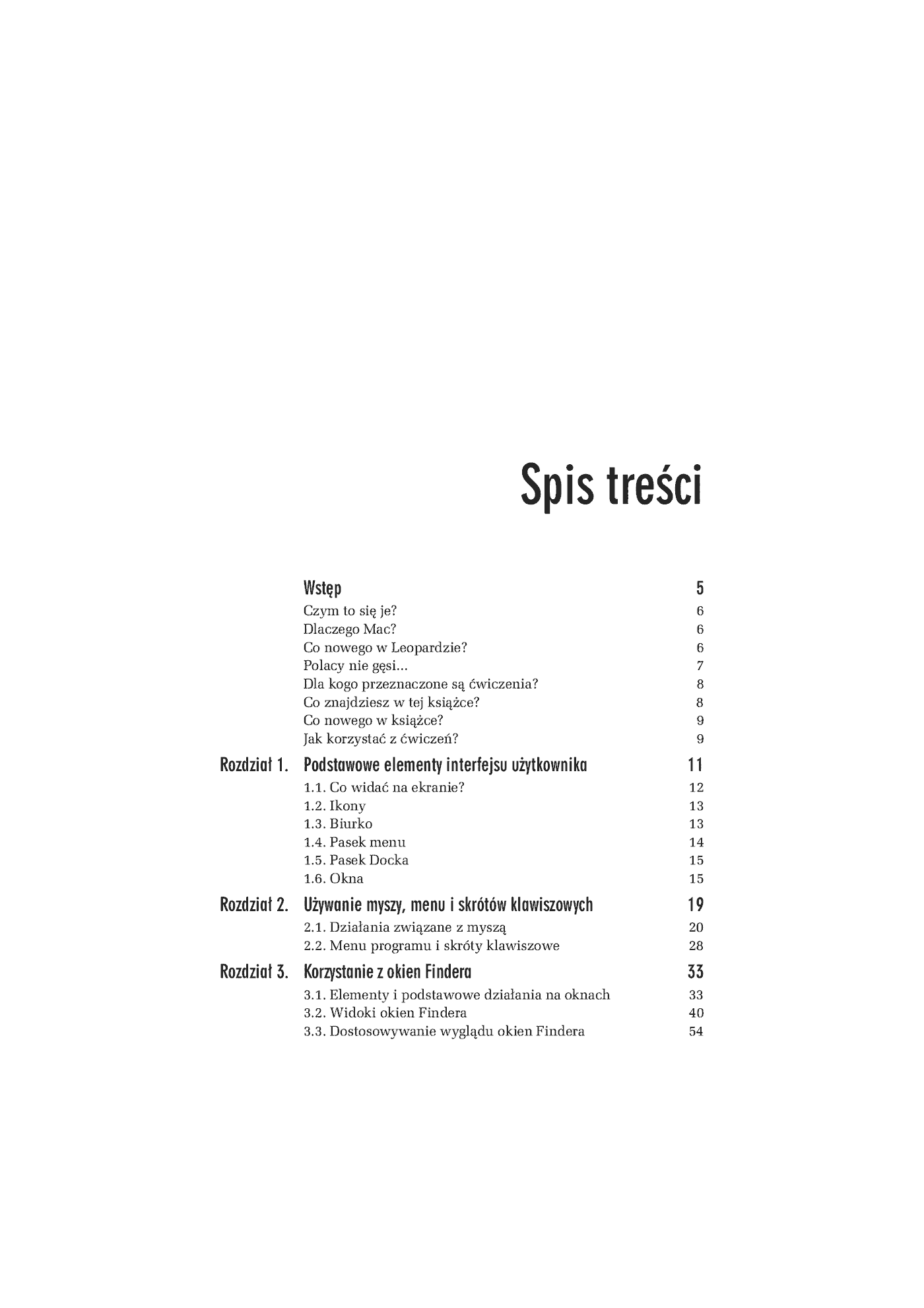 Fragment „Mac OS X Leopard. Ćwiczenia praktyczne” — strona 2 z 15