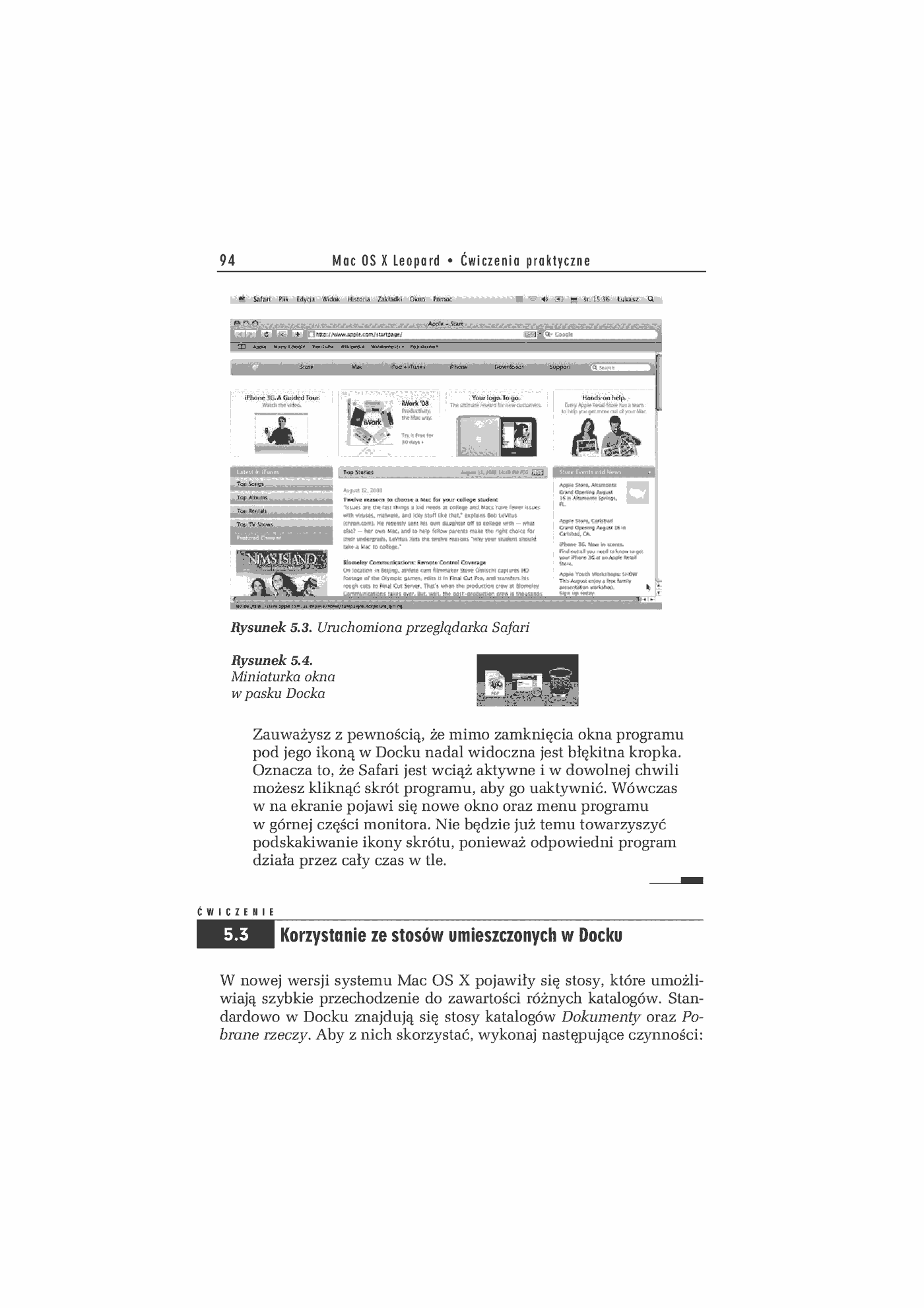 Fragment „Mac OS X Leopard. Ćwiczenia praktyczne” — strona 7 z 15