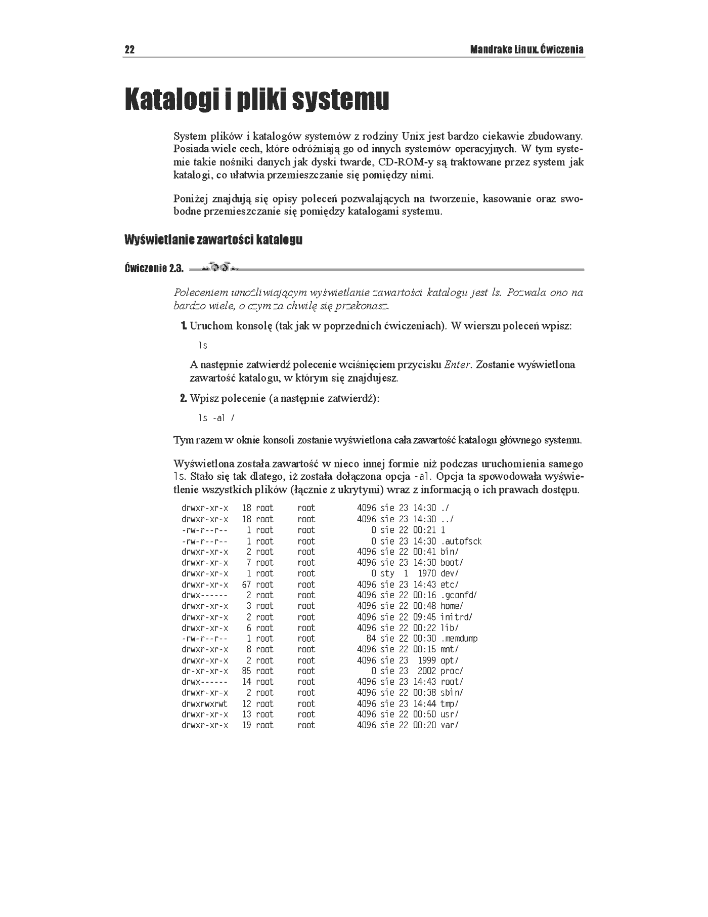 Fragment „Mandrake Linux. Ćwiczenia” — strona 7 z 21