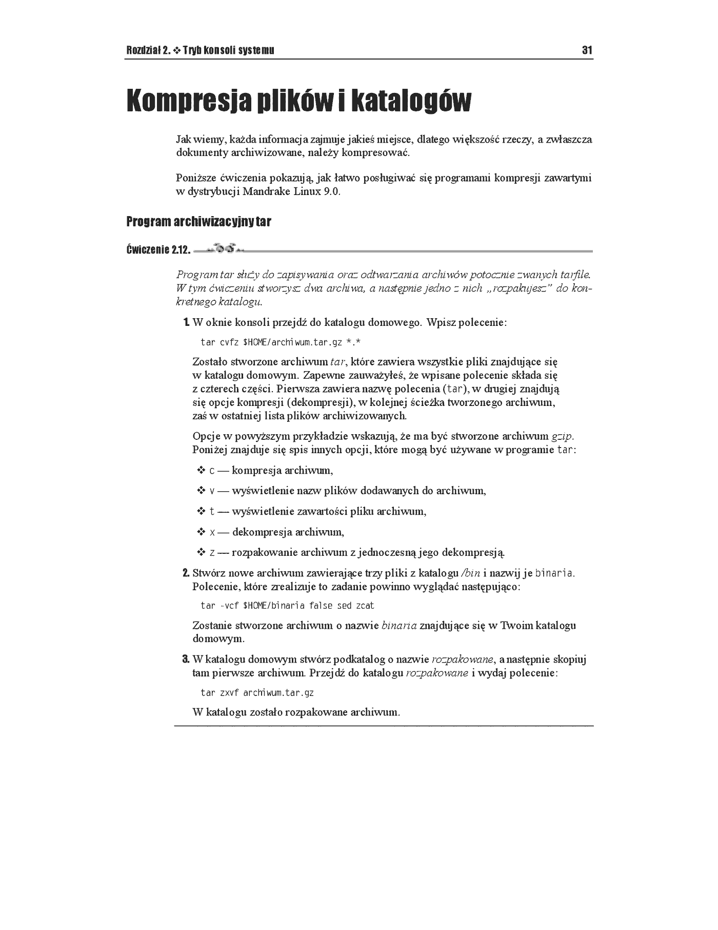 Fragment „Mandrake Linux. Ćwiczenia” — strona 16 z 21