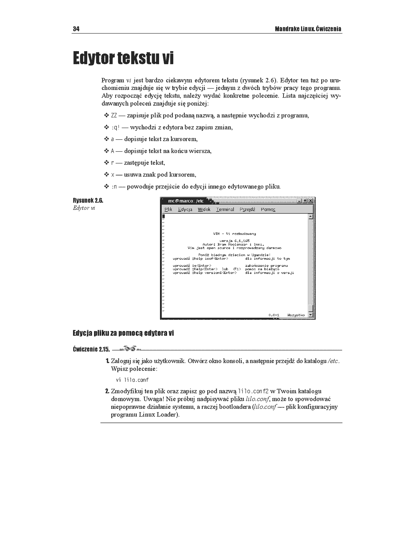 Fragment „Mandrake Linux. Ćwiczenia” — strona 19 z 21
