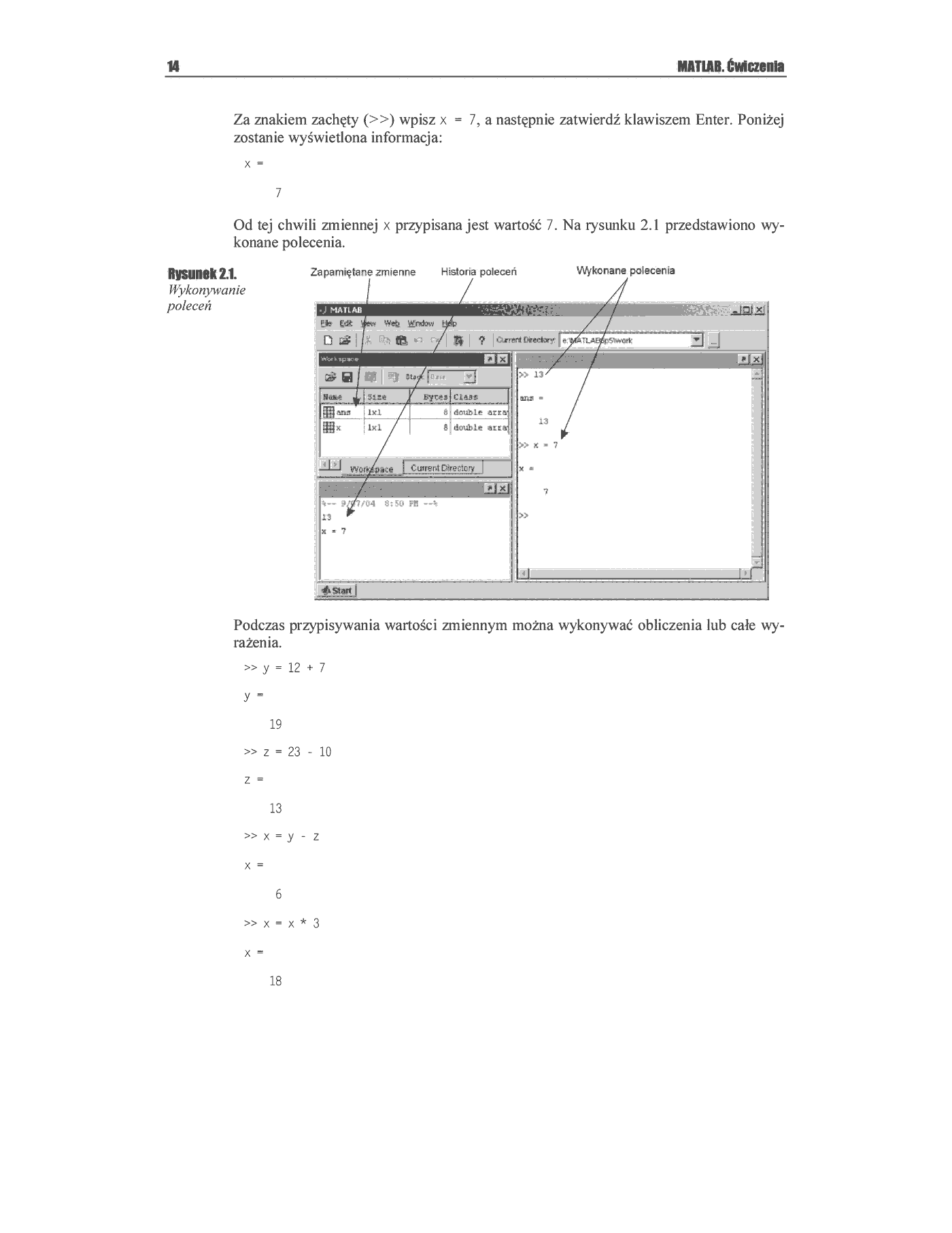Fragment „MATLAB. Ćwiczenia” — strona 5 z 10