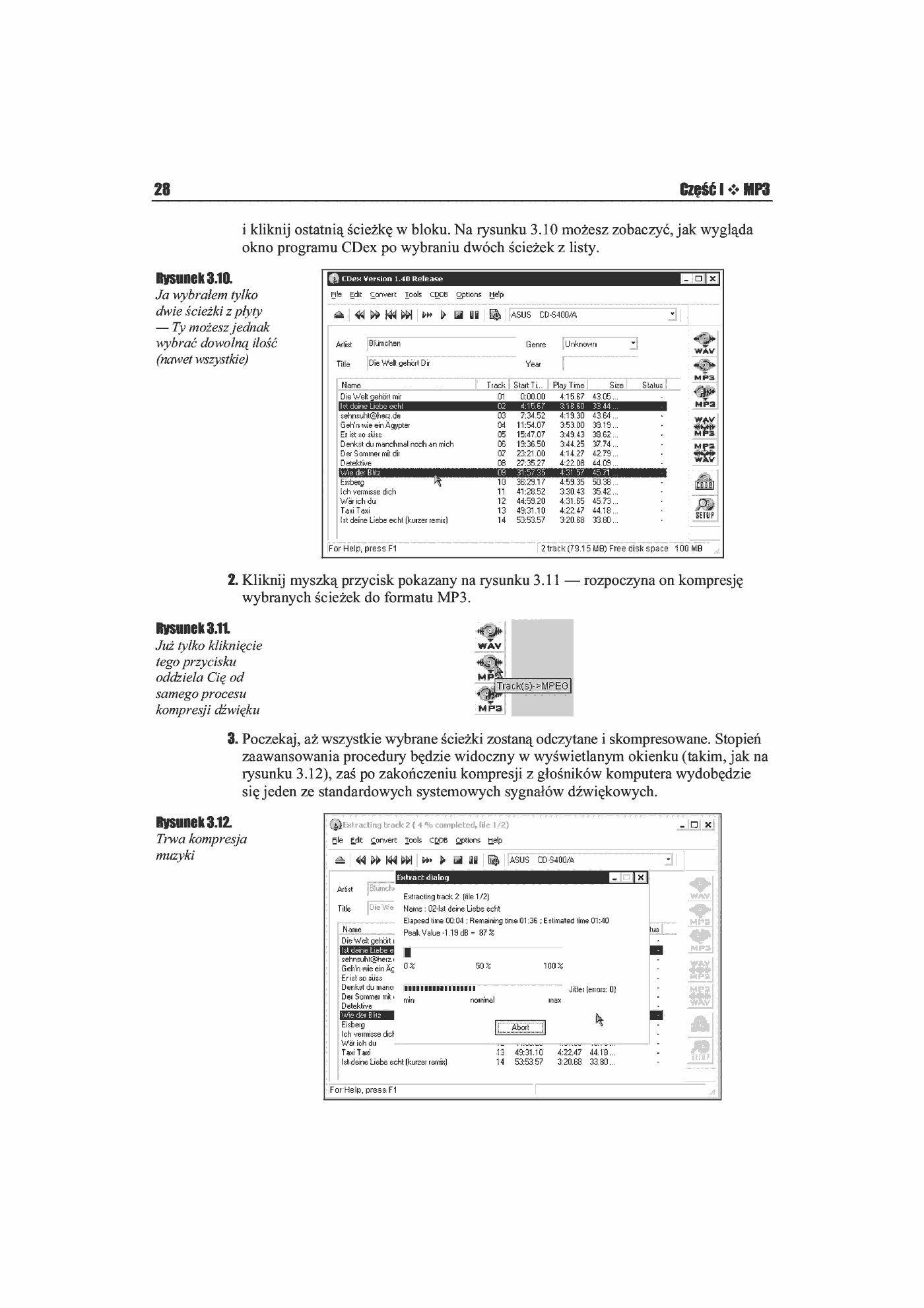 Fragment „MP3 i DivX. Ćwiczenia praktyczne” — strona 11 z 13