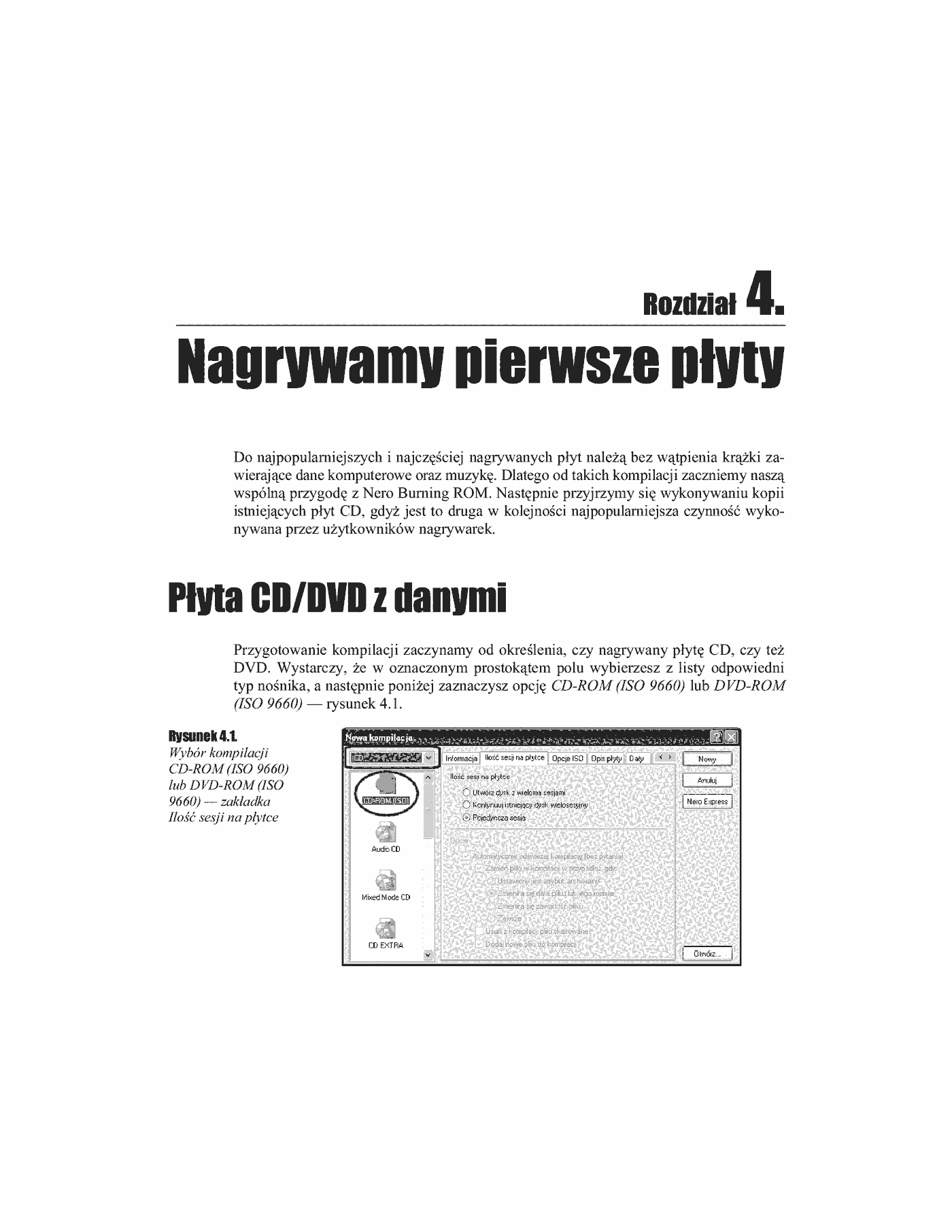 Fragment „Nero 6. Nagrywanie płyt CD i DVD. Ćwiczenia praktyczne” — strona 4 z 13