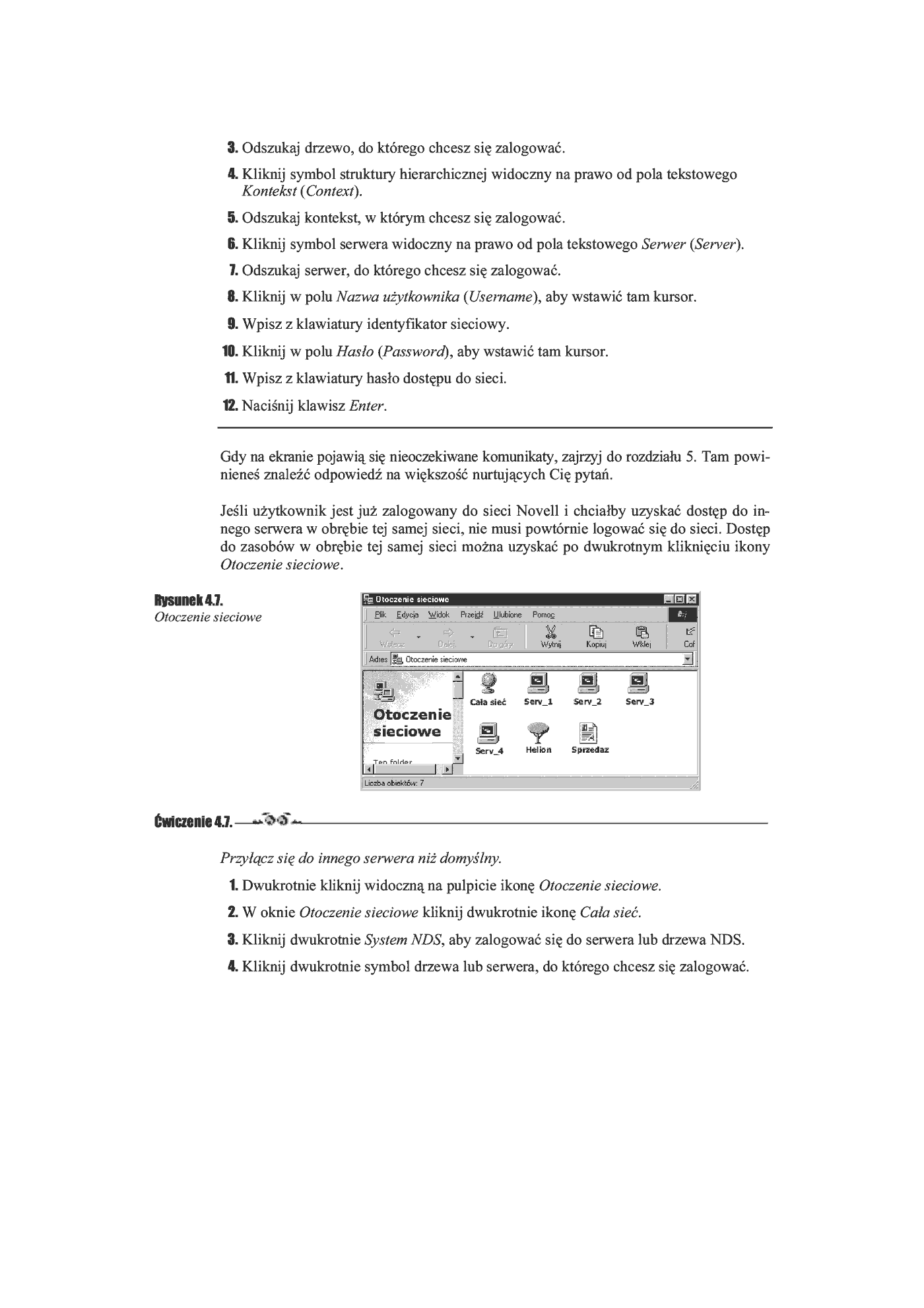 Fragment „Novell NetWare 5.x. Ćwiczenia praktyczne. Wydanie II poprawione” — strona 8 z 18