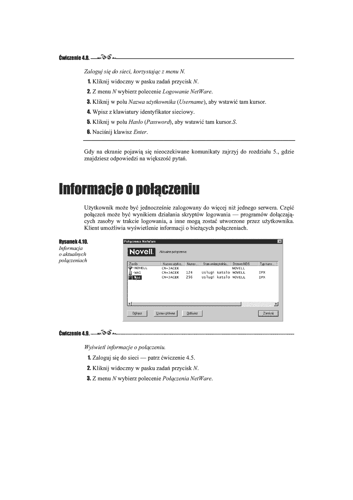 Fragment „Novell NetWare 5.x. Ćwiczenia praktyczne. Wydanie II poprawione” — strona 10 z 18