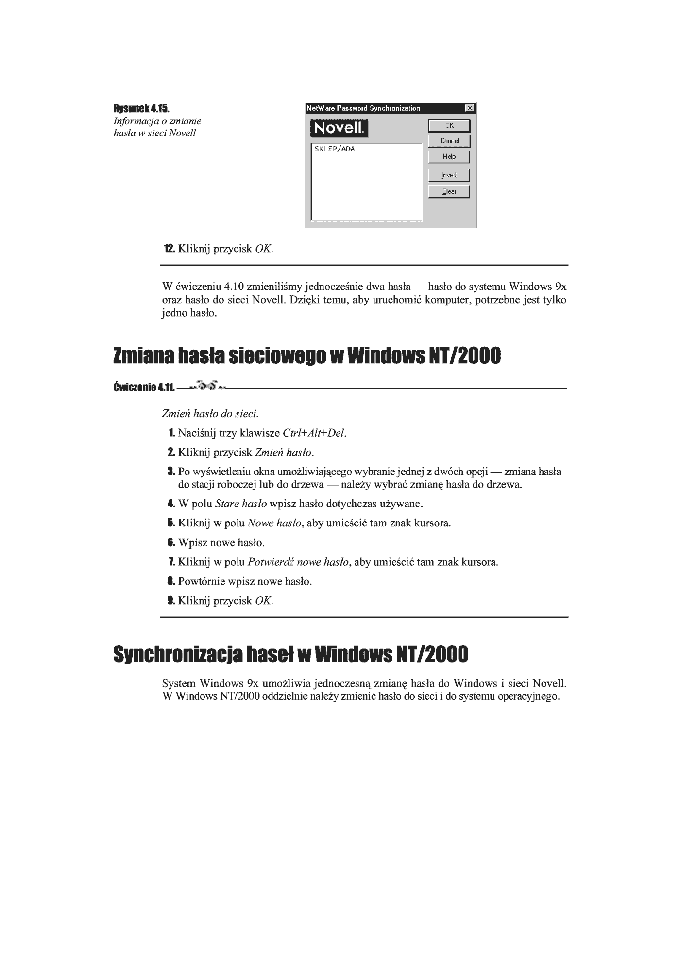 Fragment „Novell NetWare 5.x. Ćwiczenia praktyczne. Wydanie II poprawione” — strona 15 z 18