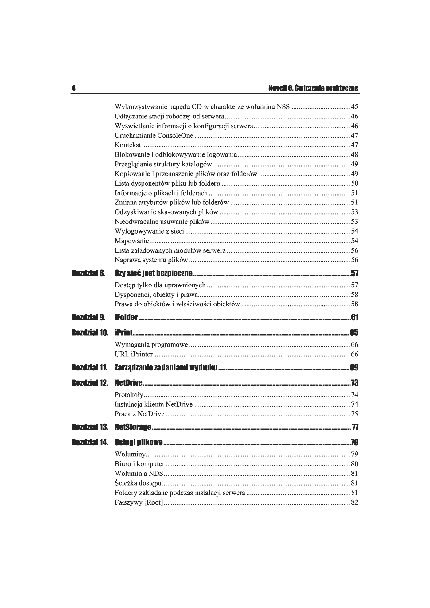 Fragment „Novell NetWare 6. Ćwiczenia praktyczne. Użytkownik” — strona 3 z 12