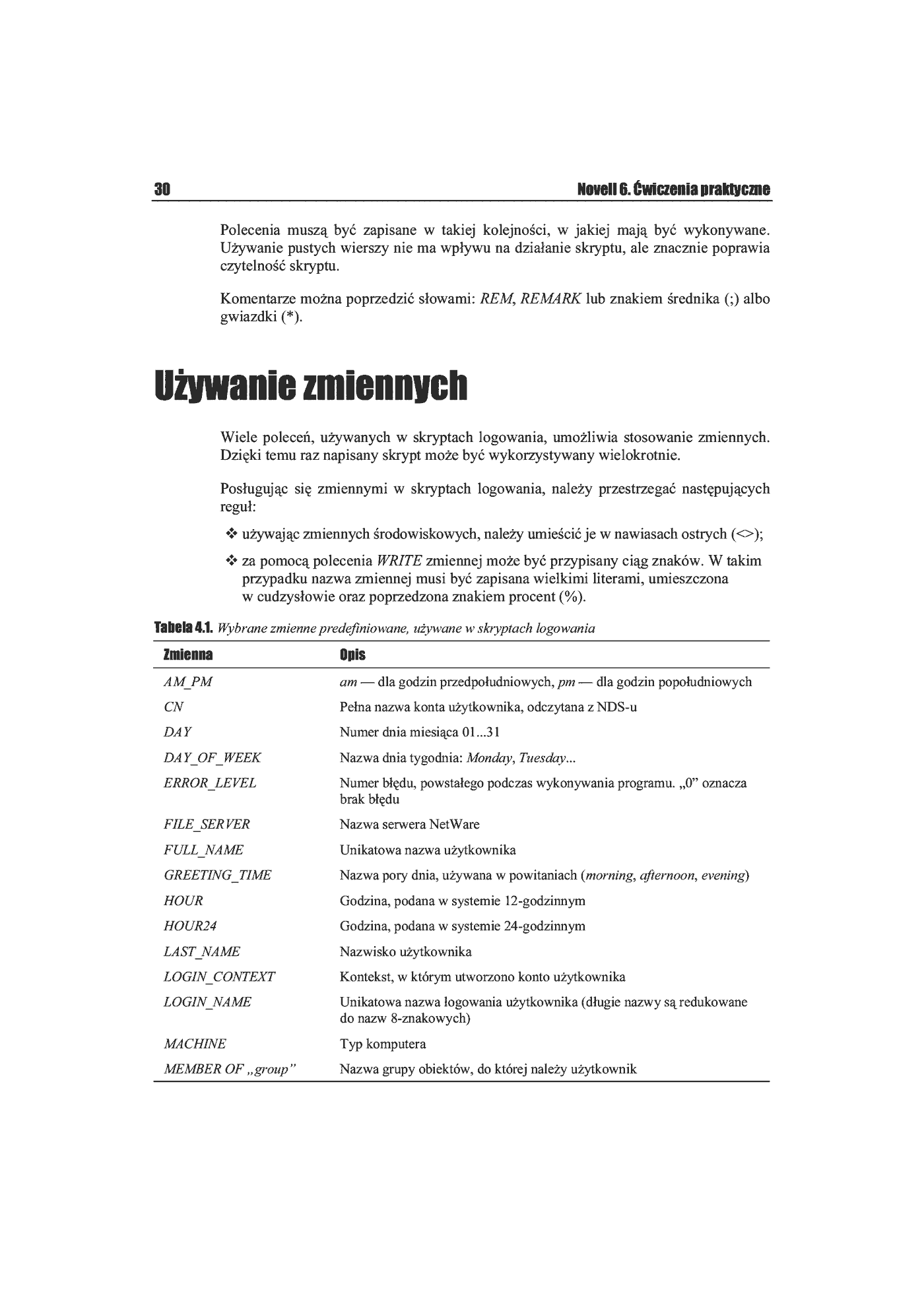 Fragment „Novell NetWare 6. Ćwiczenia praktyczne. Użytkownik” — strona 8 z 12