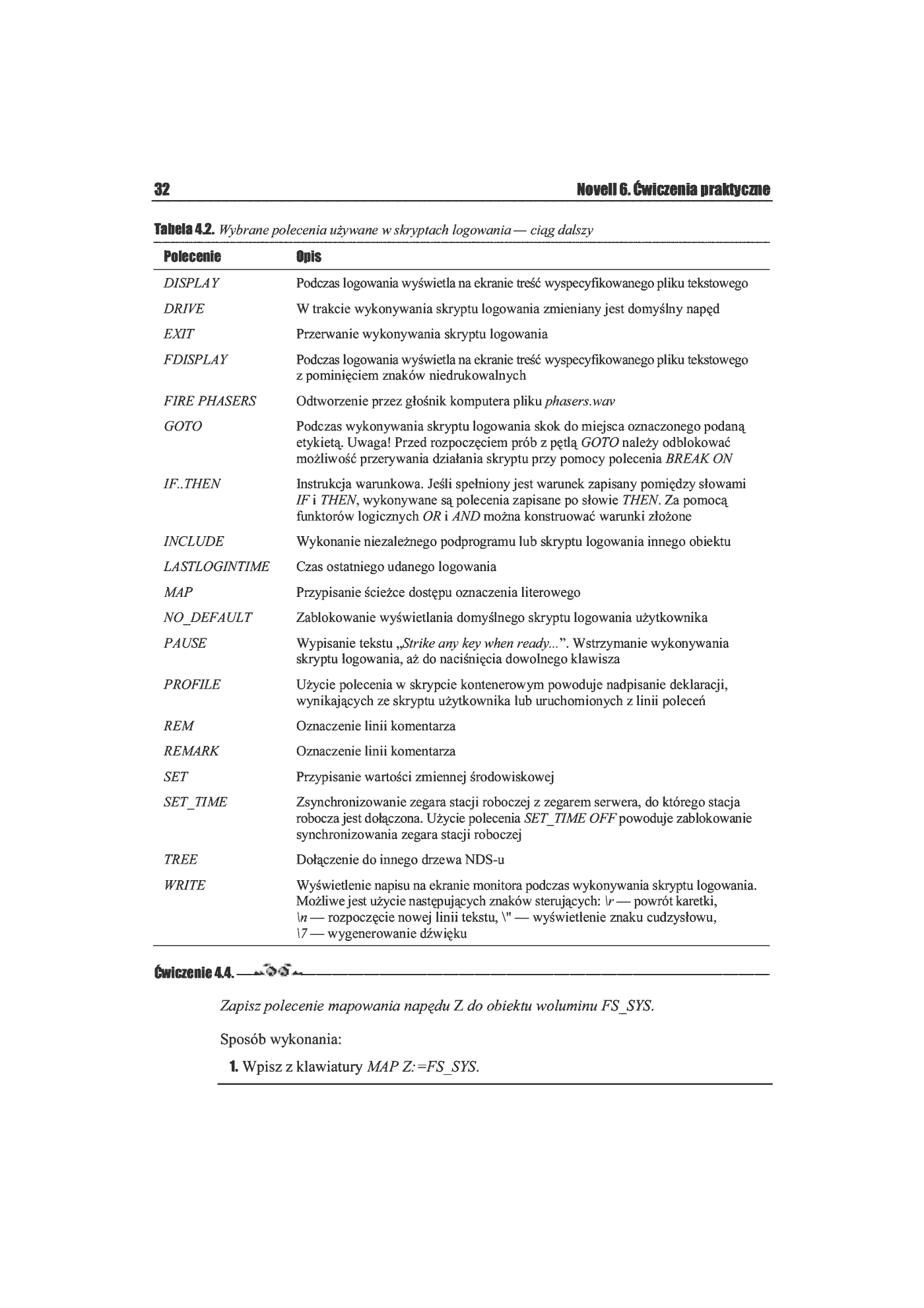 Fragment „Novell NetWare 6. Ćwiczenia praktyczne. Użytkownik” — strona 10 z 12