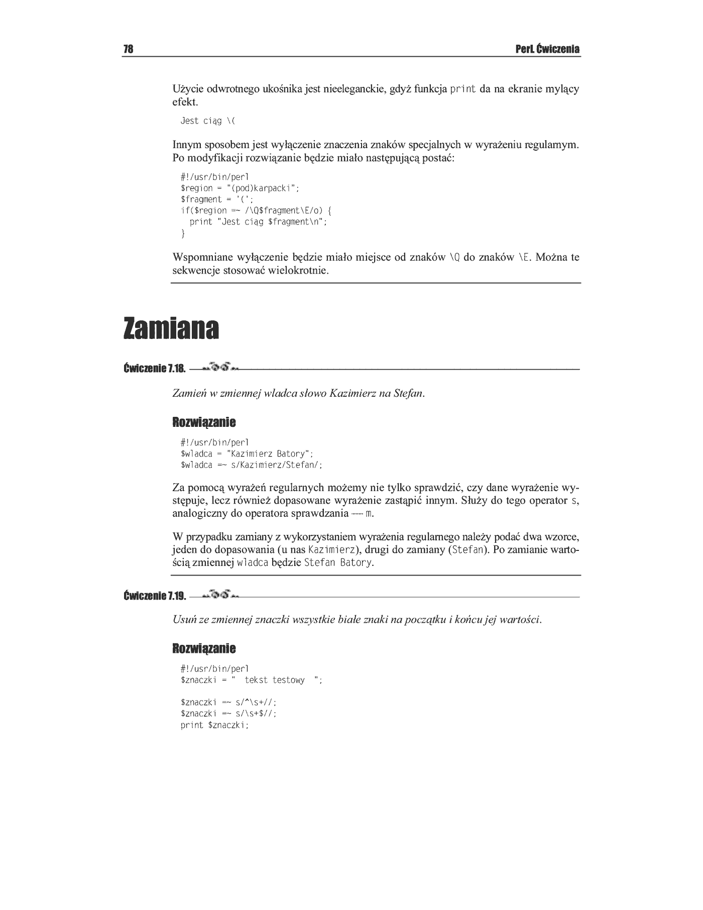 Fragment „Perl. Ćwiczenia” — strona 13 z 18