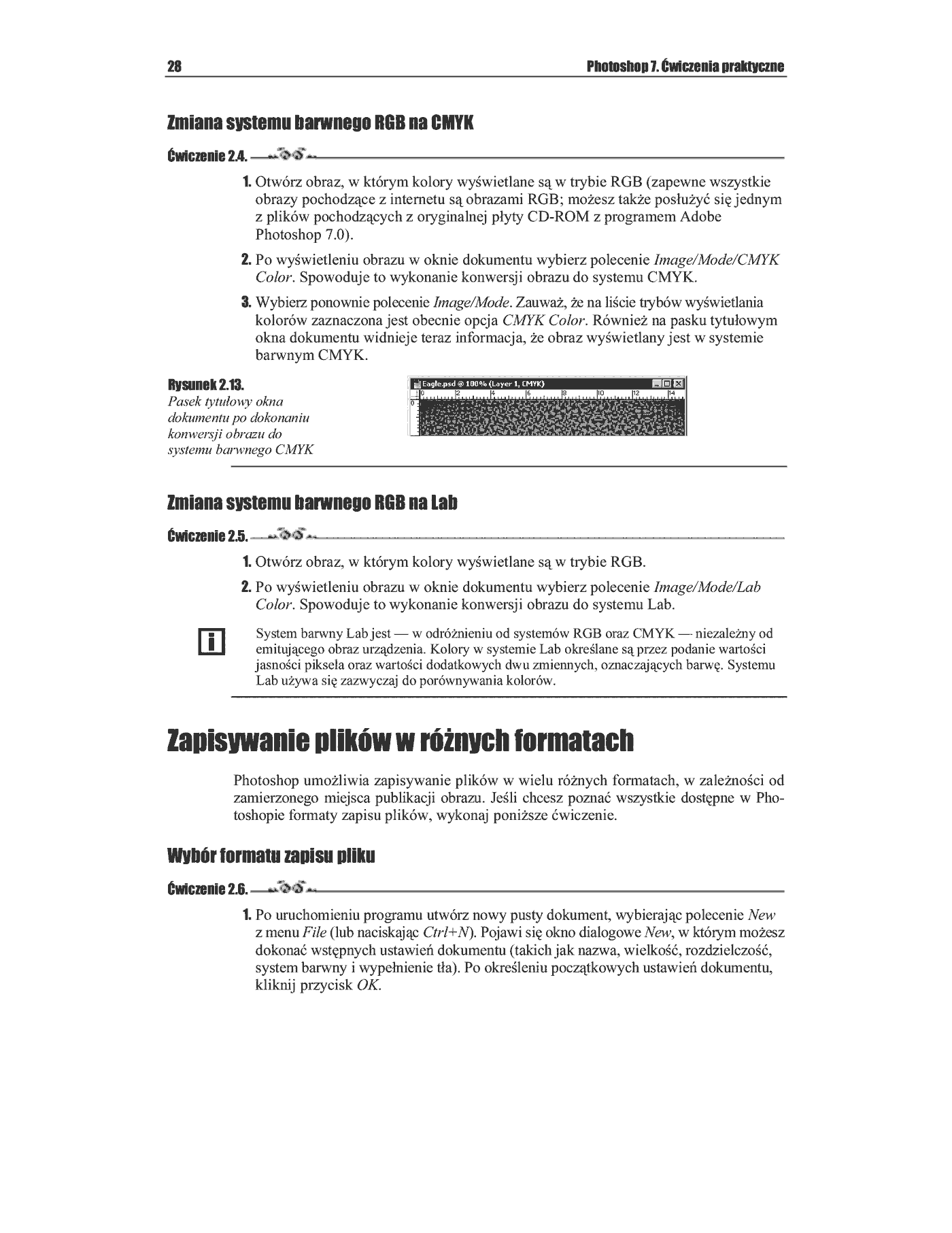 Fragment „Photoshop 7. Ćwiczenia praktyczne” — strona 13 z 14