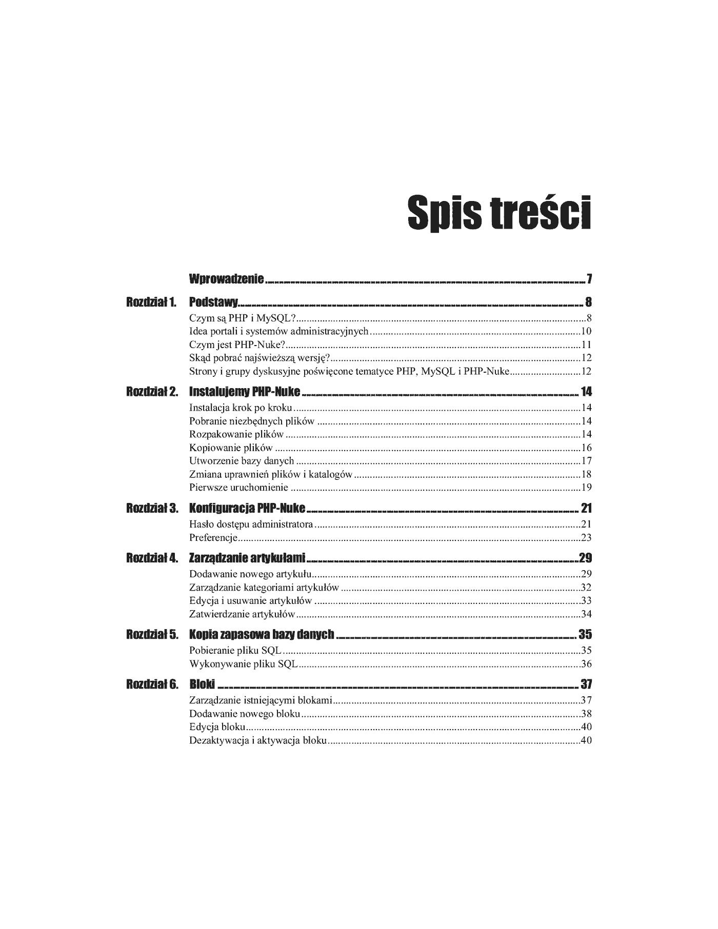 Fragment „PHP-Nuke. Ćwiczenia” — strona 2 z 15