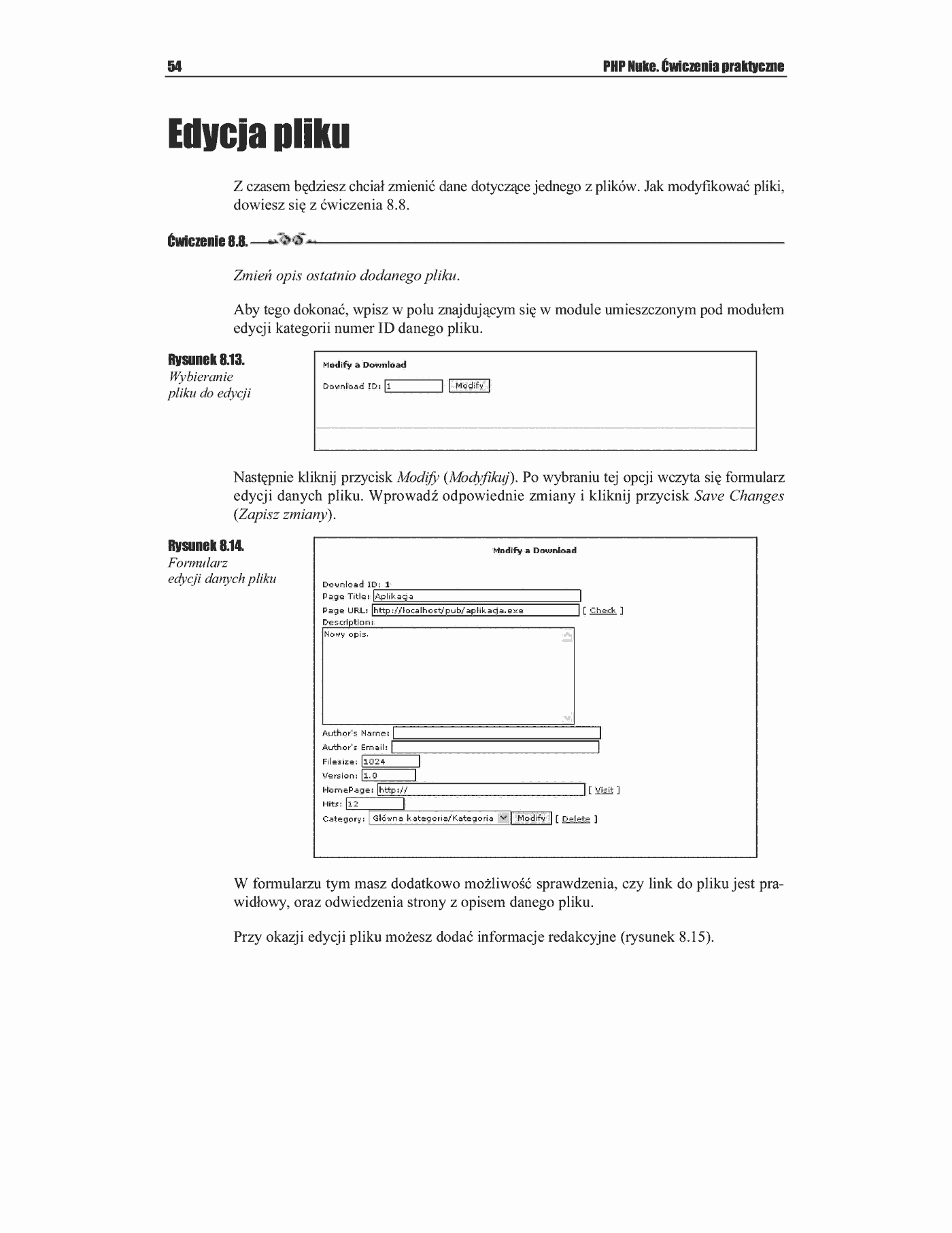 Fragment „PHP-Nuke. Ćwiczenia” — strona 11 z 15