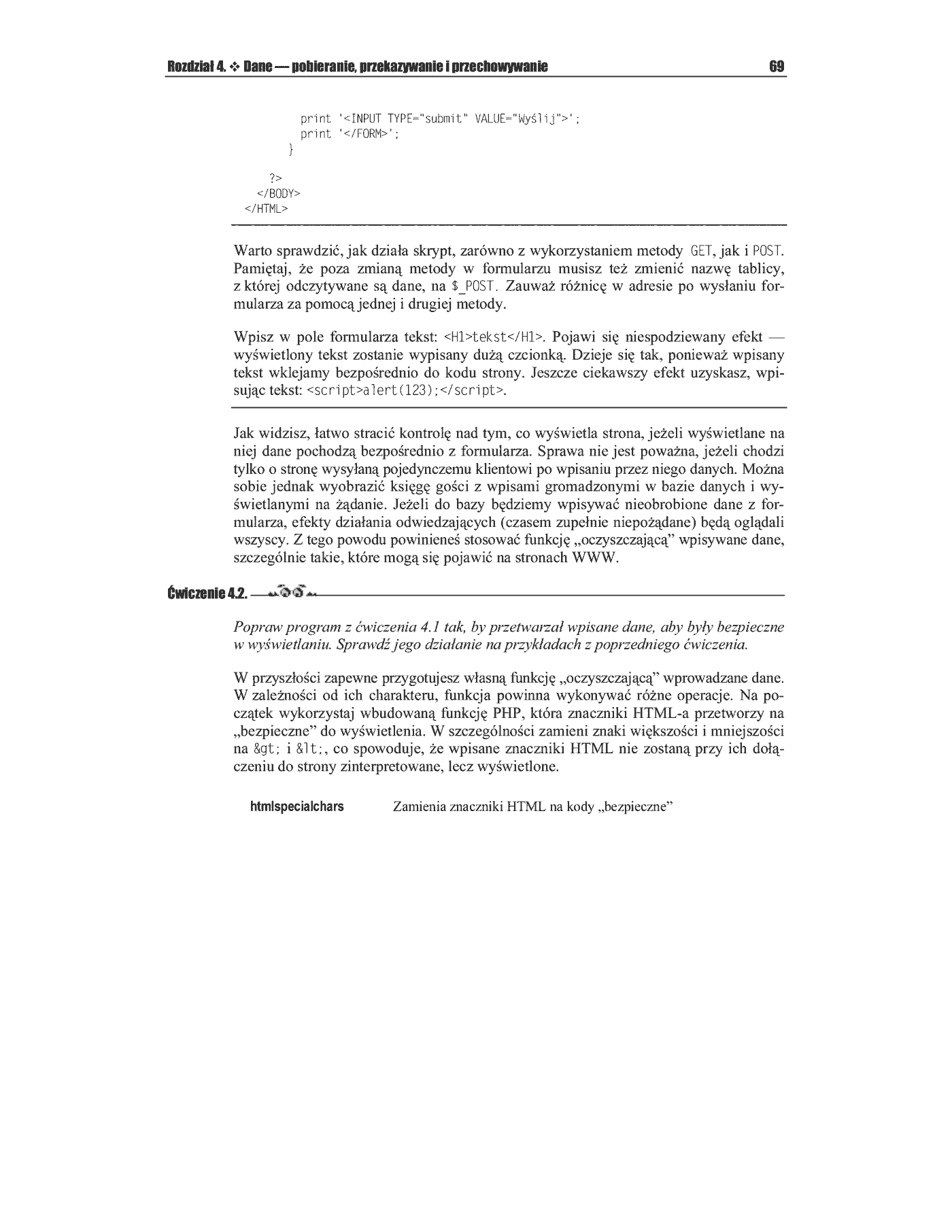 Fragment „PHP5. Tworzenie stron WWW. Ćwiczenia praktyczne” — strona 6 z 6